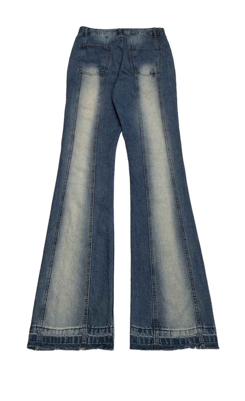 If Six Was Nine × Japanese Brand × Le Grande Bleu (L.G.B.) Very Rare Design Vintage Brand Oreeta Flared Jeans 1990s Size US 33 - 2 Thumbnail