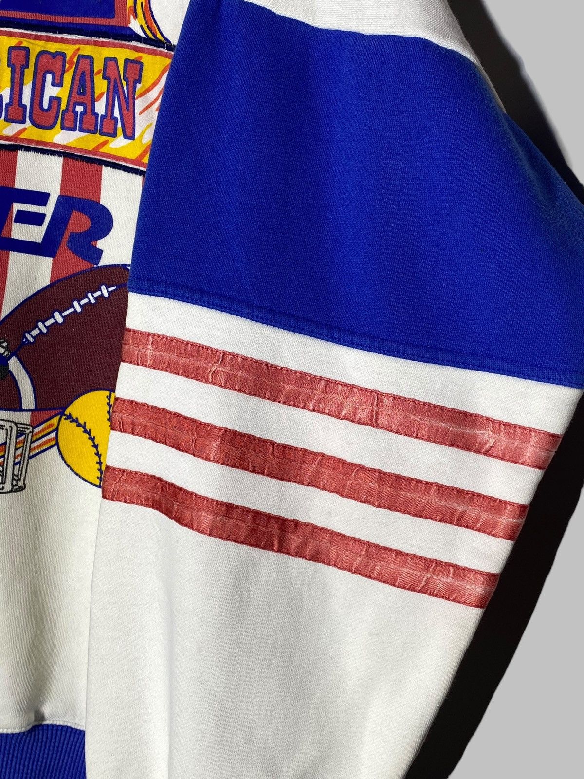 Starter × Vintage Vintage 80s 90s Starter All American Oversized Sweatshirt Size US XL / EU 56 / 4 - 16 Thumbnail