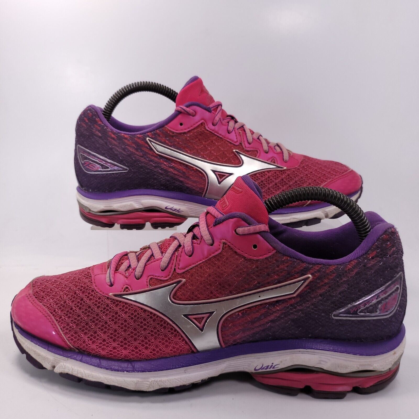 Mizuno Mizuno Wave Rider 19 Shoe Womens Size 9 J1GD160303 Pink Size US 9 / IT 39 - 5 Thumbnail