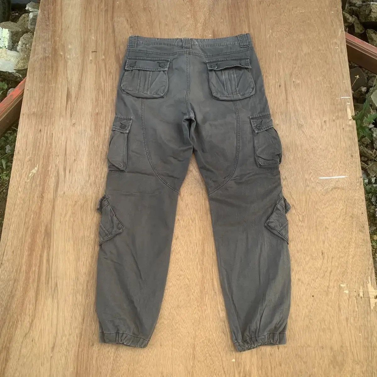 LAST DROP! DELETE TODAY🛒MULTIPOCKET MATCHSTICK FADED CARGO