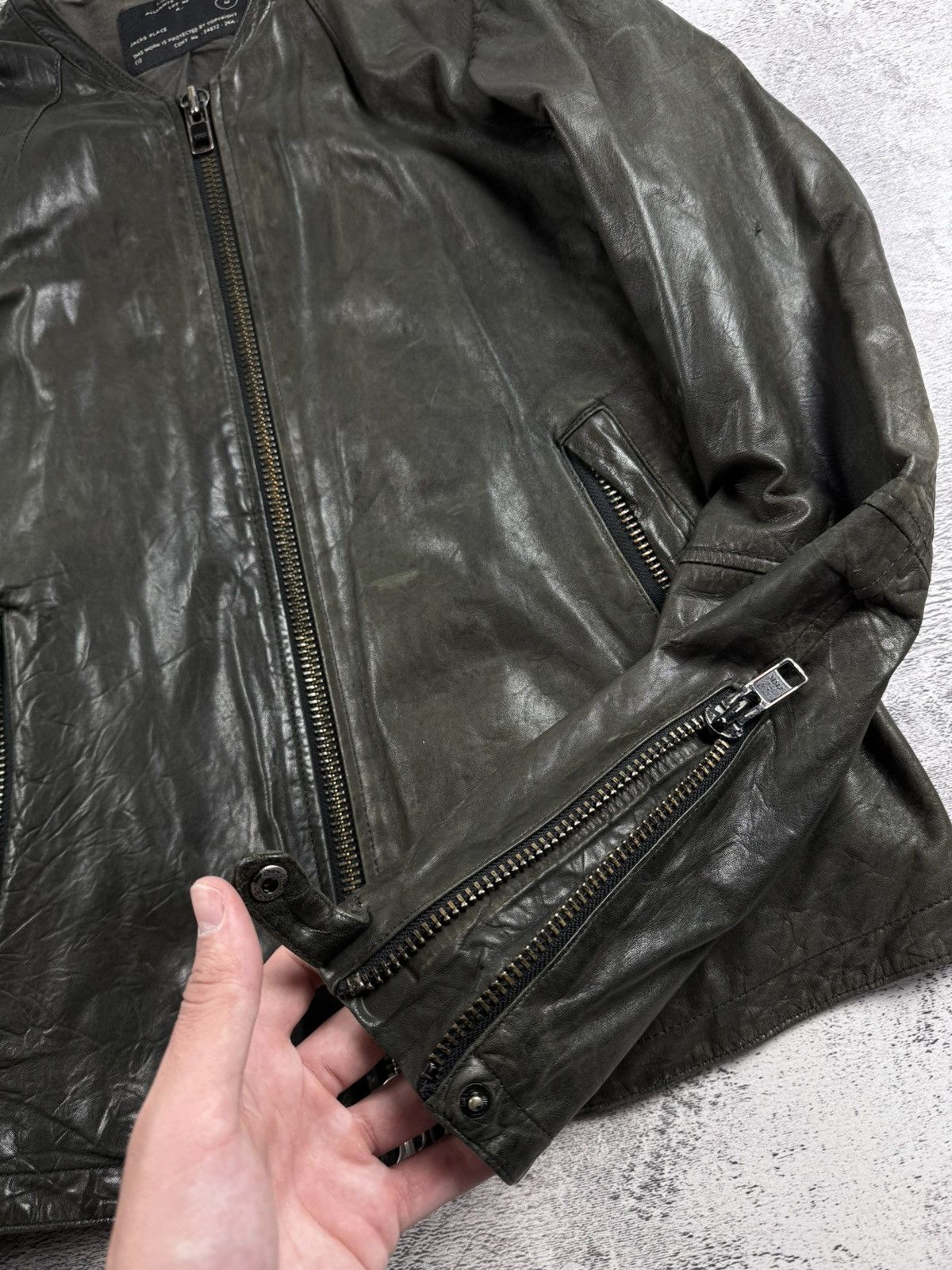 Allsaints ALLSAINTS Spitalfields Jacks Place Bomber Olive Jacket Coat Size US M / EU 48-50 / 2 - 12 Thumbnail