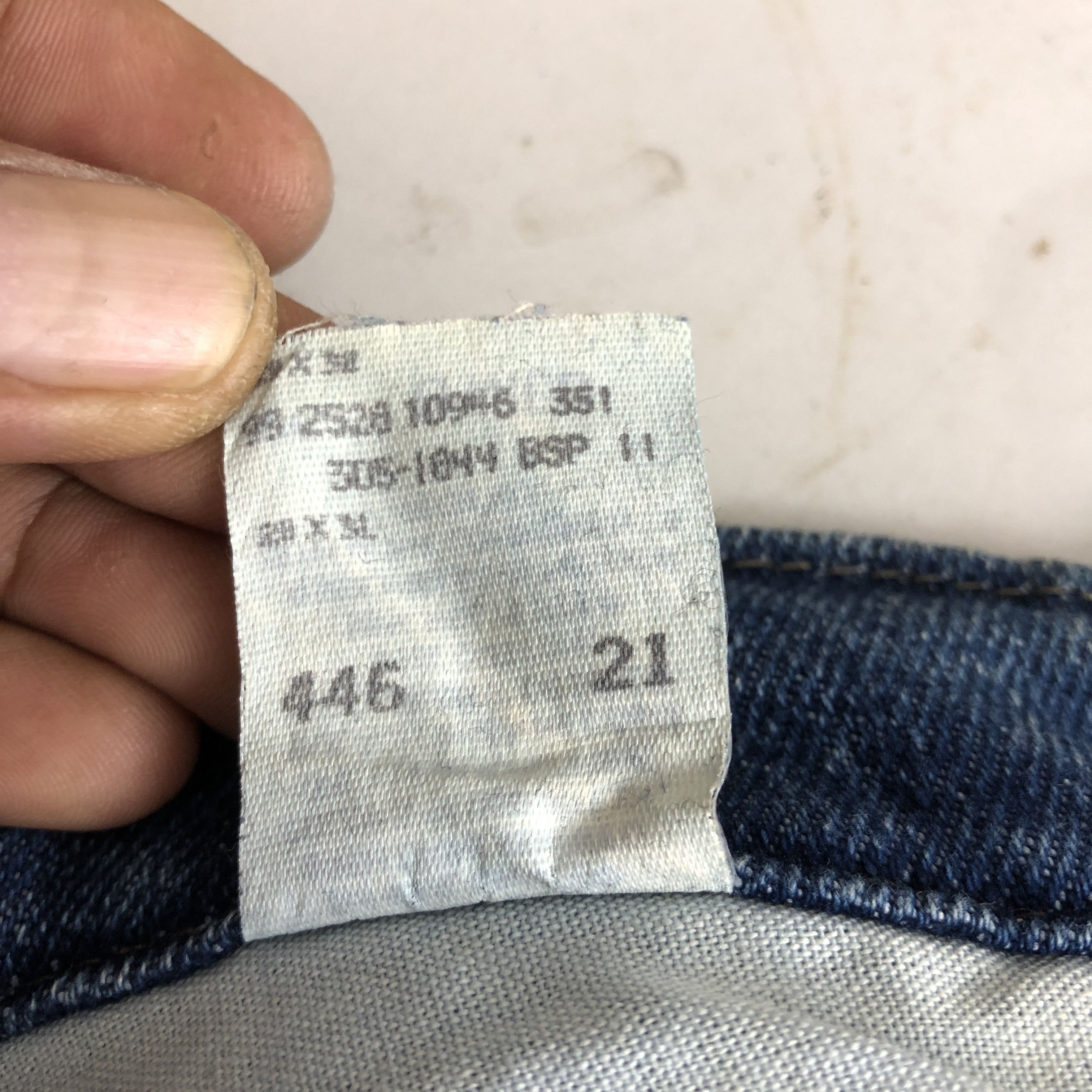 Levi's Vintage 80s Lee Cowboys Tapered Jeans Faded Indigo Denim Size 26" / US 2 / IT 38 - 8 Thumbnail