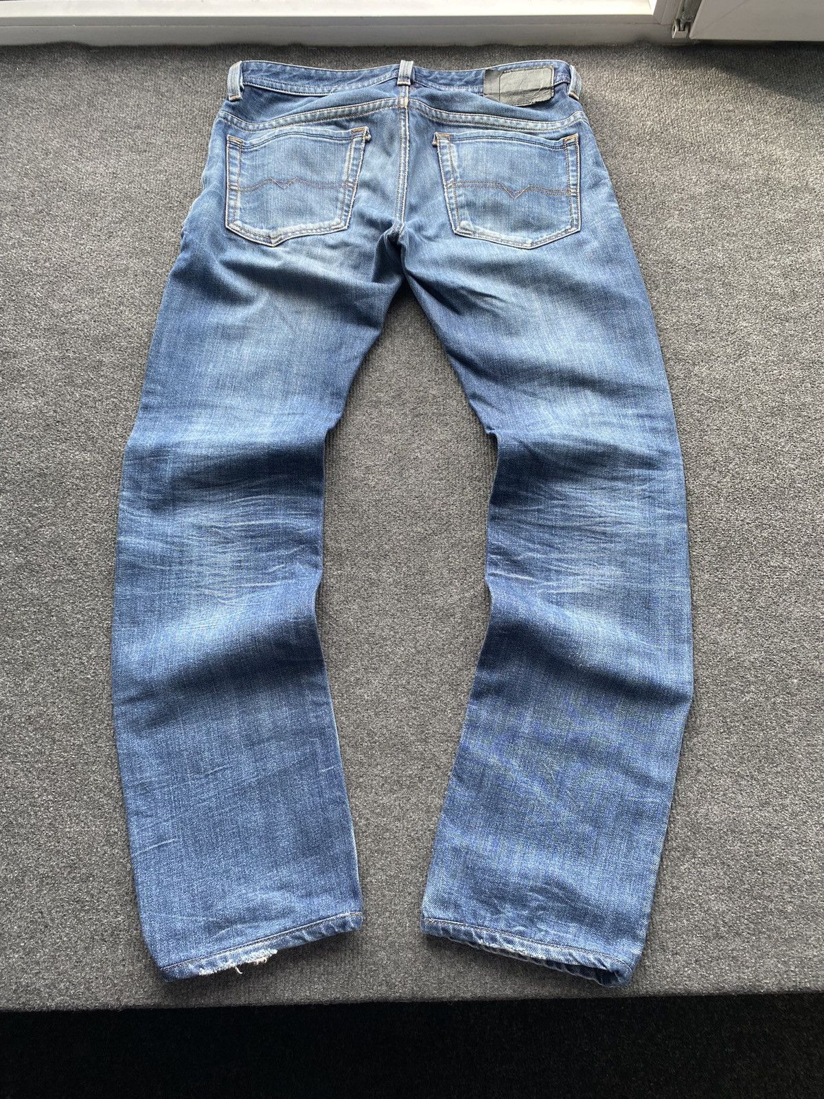 Diesel 🔥Opium Punk Diesel blue jeans thavar 31 mens Size US 31 - 3 Thumbnail
