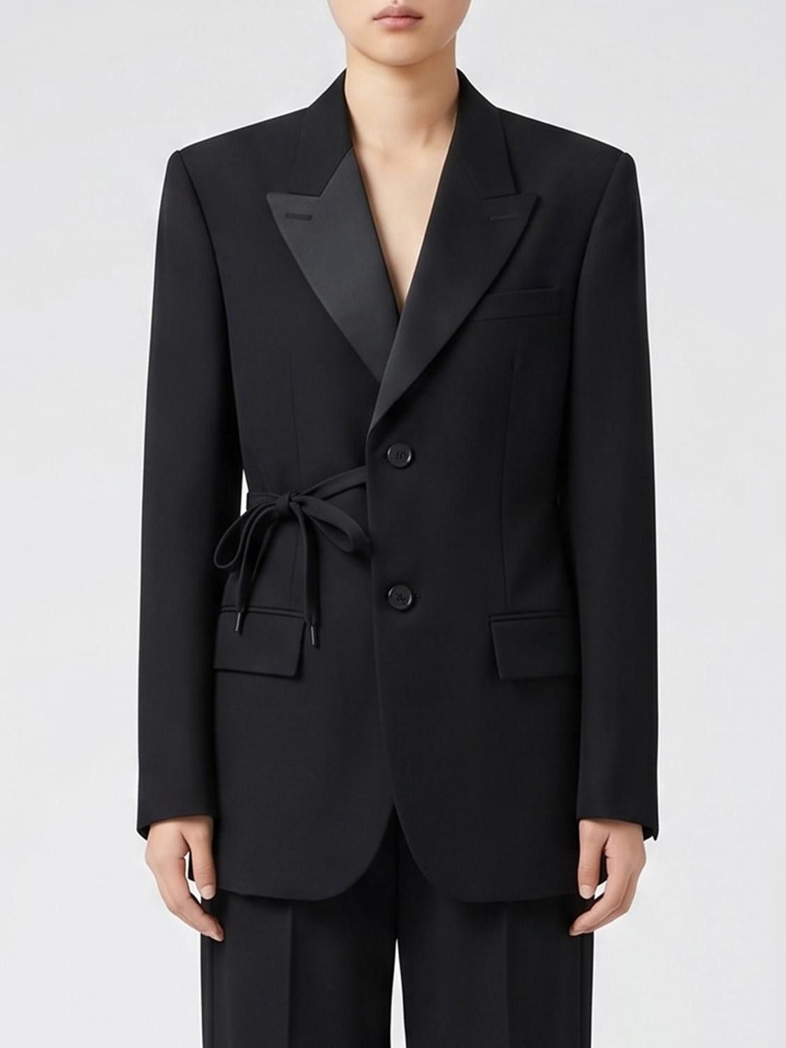 Balenciaga Balenciaga Jacket Woman Black Size XS / US 0-2 / IT 36-38 - 1 Thumbnail