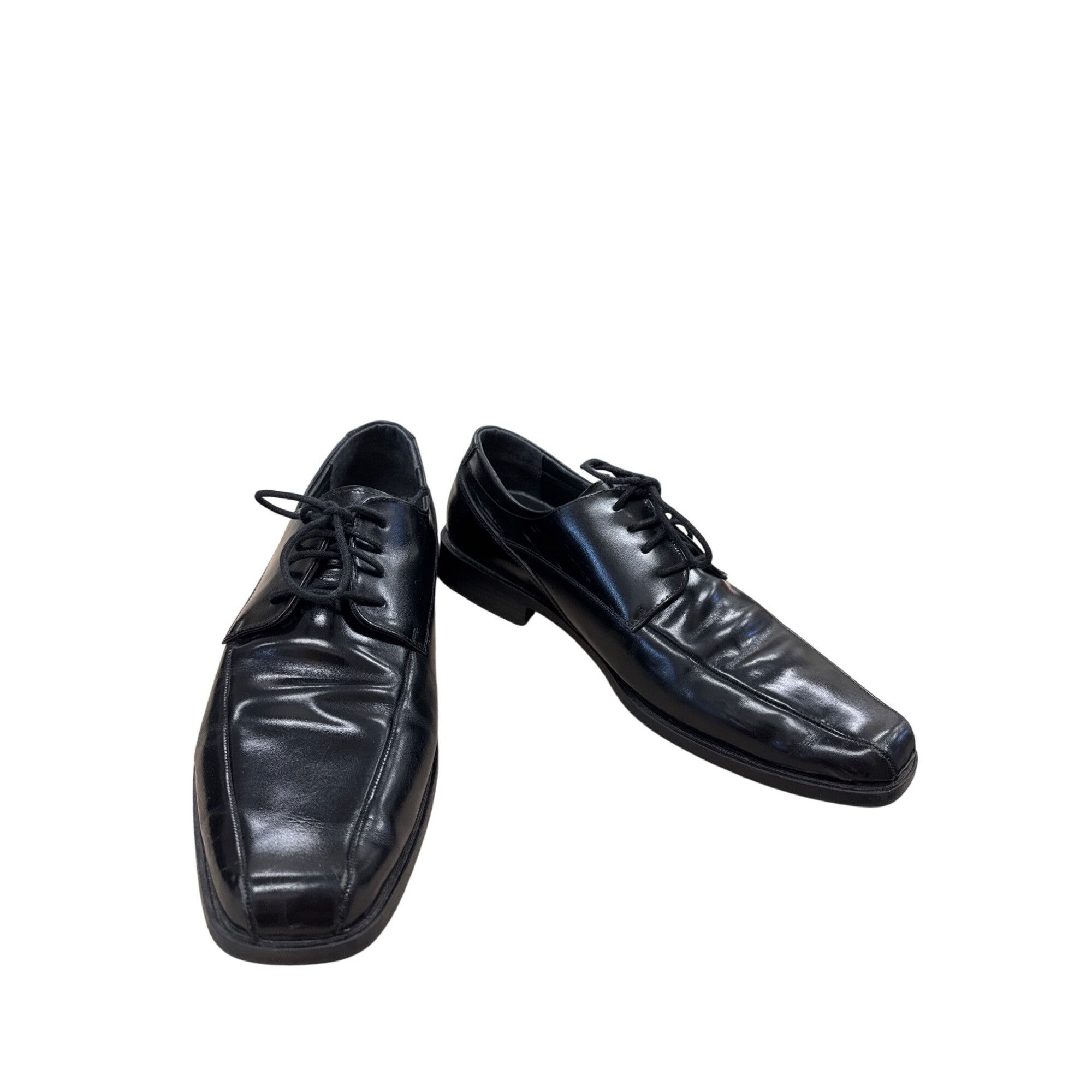 Stacy Adams Stacy Adams Mens Black Leather Oxfords Dress Shoes 10.5M SKU Size US 10.5 / EU 43-44 - 1 Thumbnail