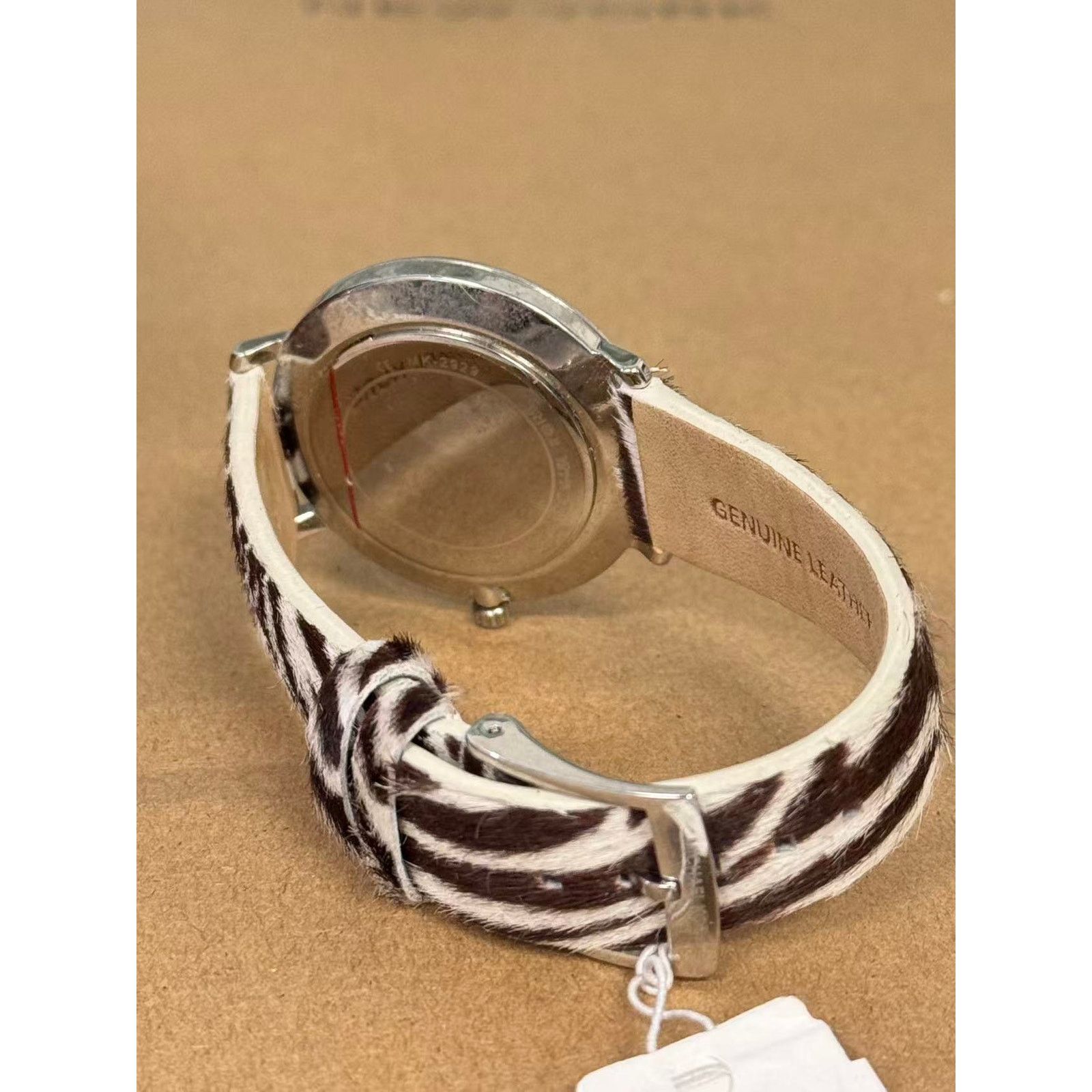 Michael Kors Michael Kors Pyper Black Dial Zebra Leather Watch MK2929 Size ONE SIZE - 5 Thumbnail