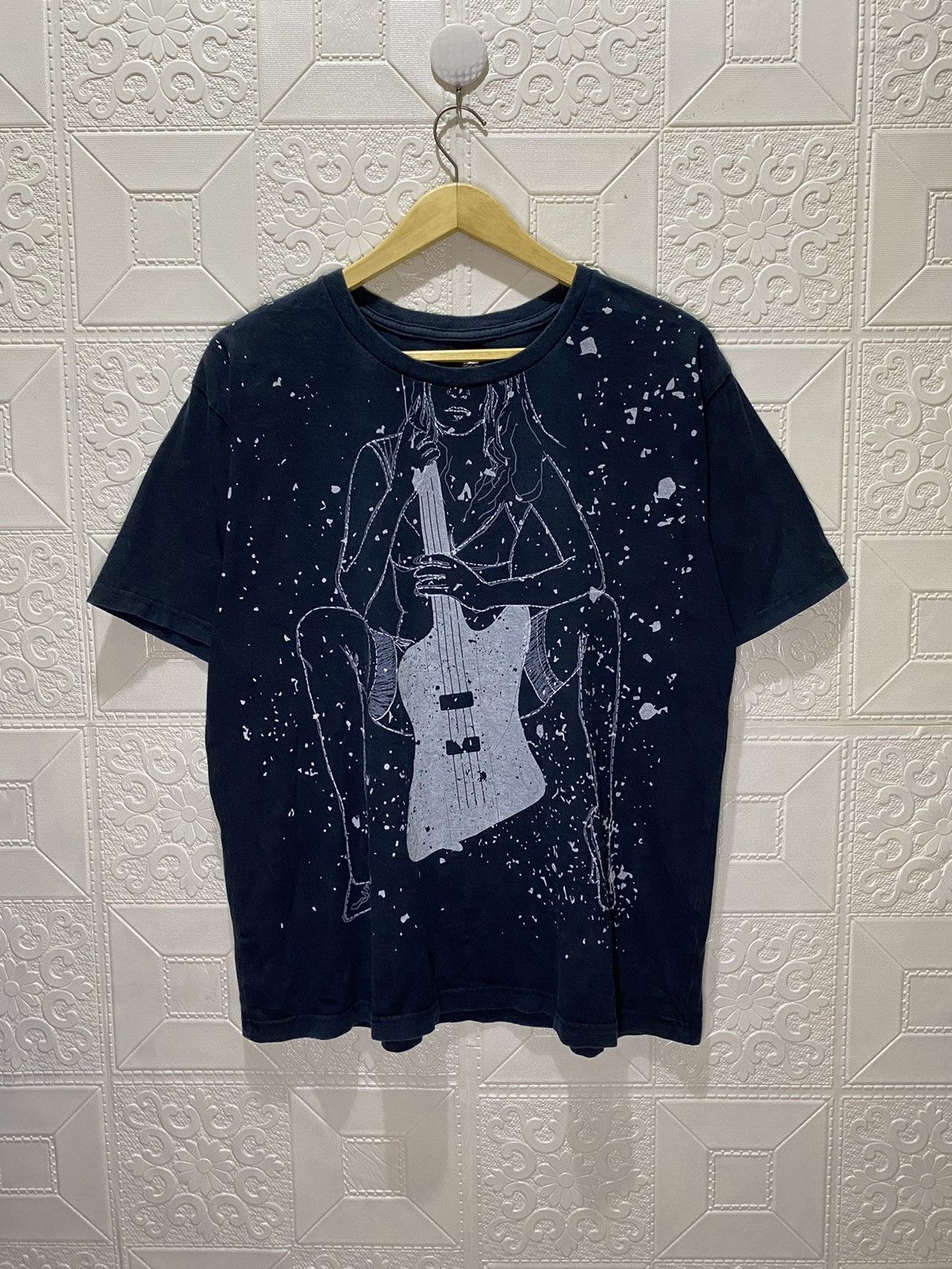 Japanese Brand × PPFM PPFM Lady Guitar Tshirt Size US L / EU 52-54 / 3 - 1 Thumbnail