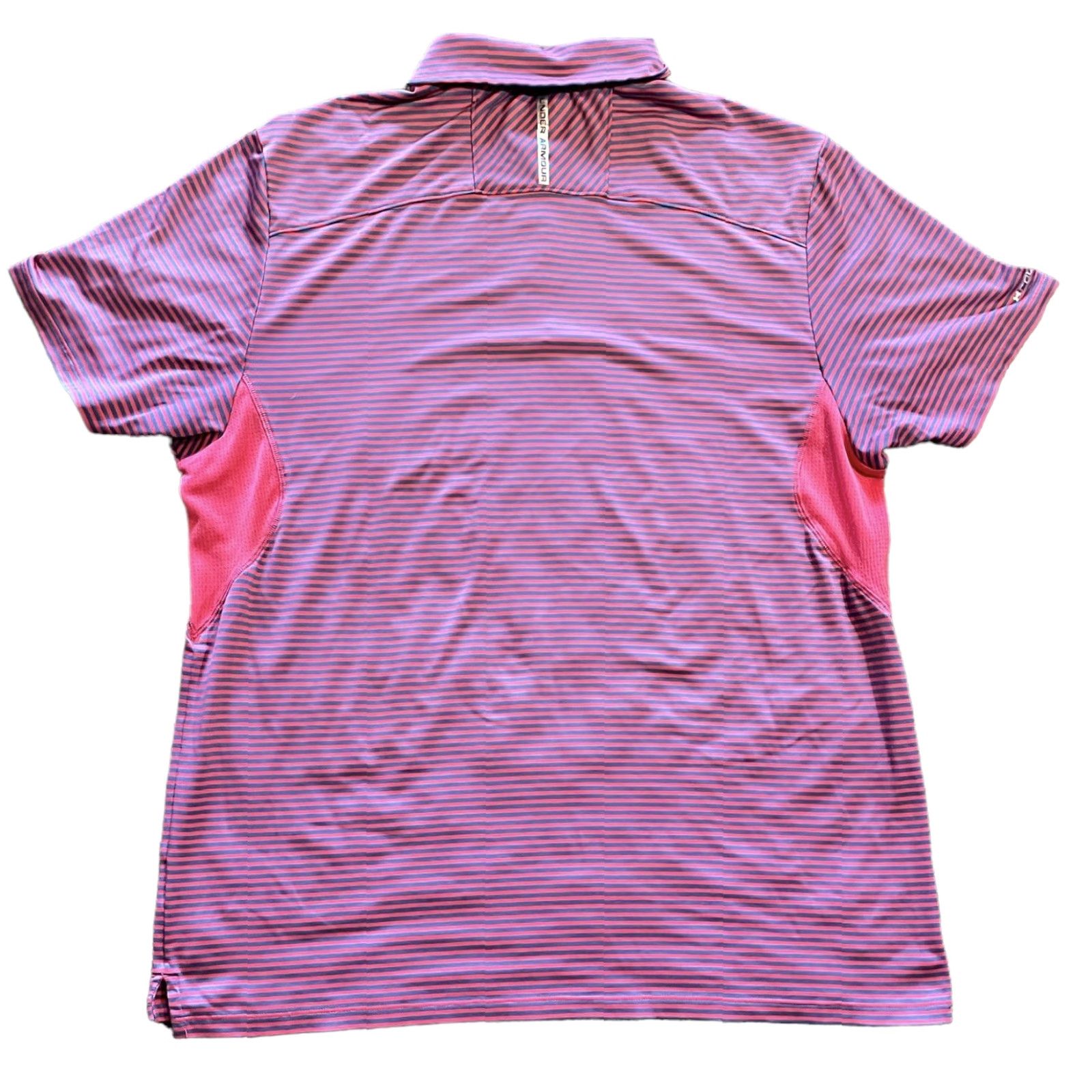 Under Armour VINTAGE? No. Under armour Golf Polo Shirt Gray Red Striped 2 Men's XL Short Sleeve Polo Shirt Womens? Mens XL Short Sleeve Under Armour & Puma? Size US XL / EU 56 / 4 - 5 Thumbnail