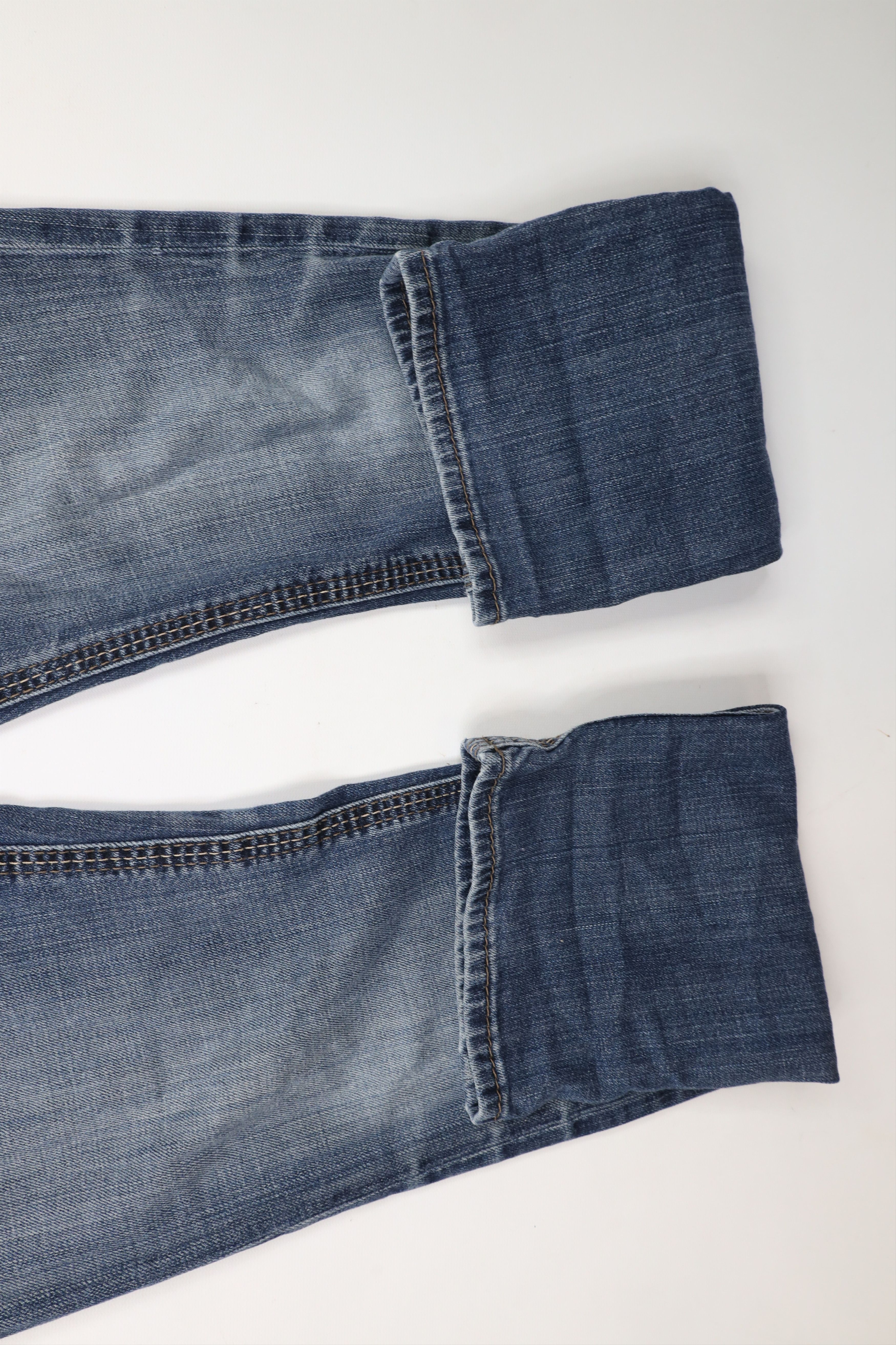 Vintage Buckle BKE Thick Stitch Jake Straight Leg Denim Jeans Blue Size US 33 - 7 Thumbnail