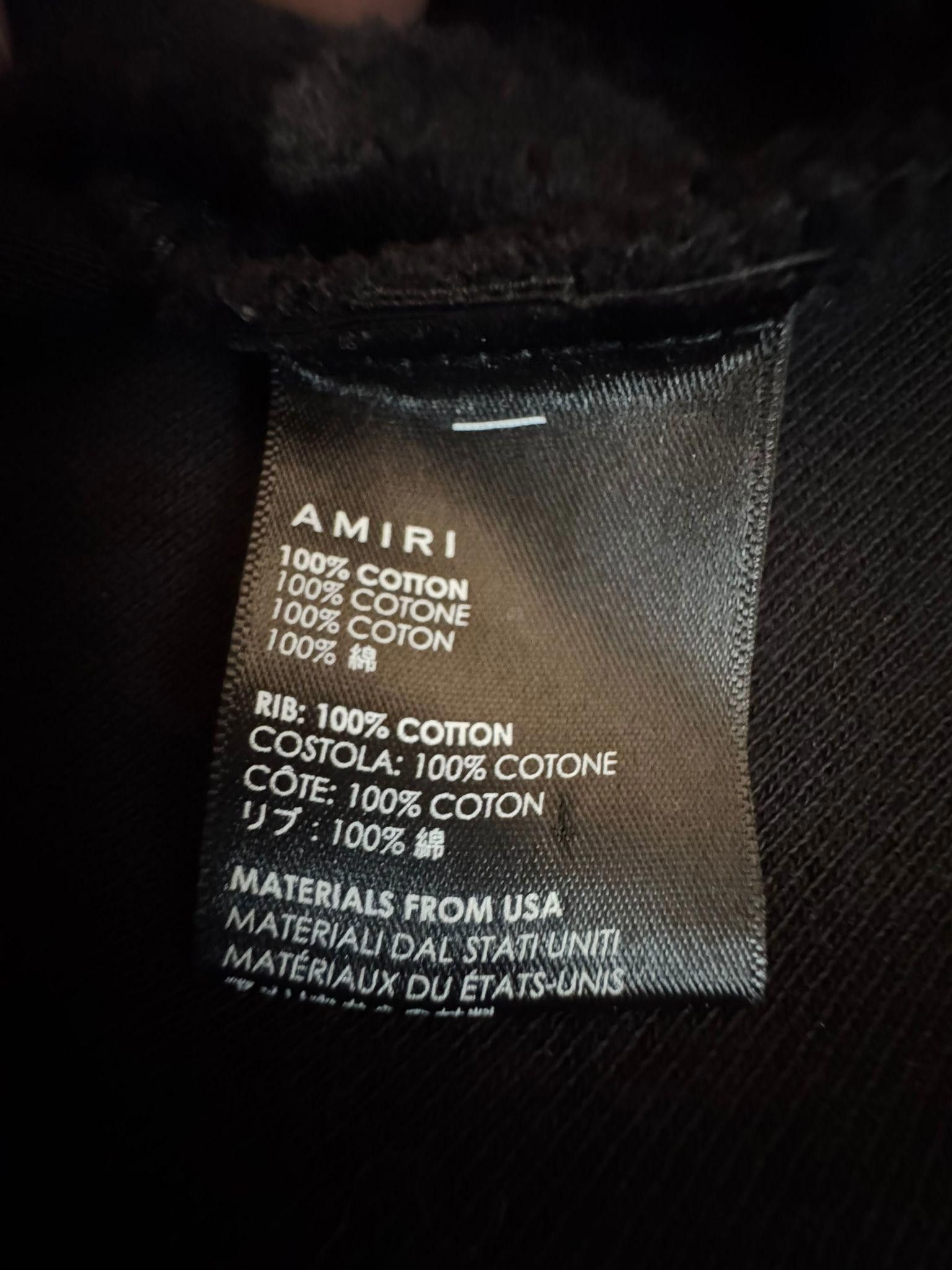 AMI Amiri Mens Black A/W18 Children of the Night sweatshirt Size US L / EU 52-54 / 3 - 7 Thumbnail