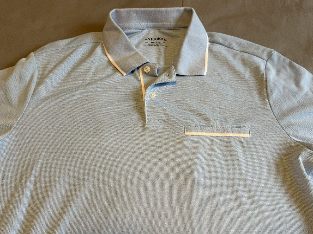 UNTUCKit Lot Of 2 Untuckit Short Sleeve Shirts Golf Polo & Button Up Size US M / EU 48-50 / 2 - 9 Thumbnail