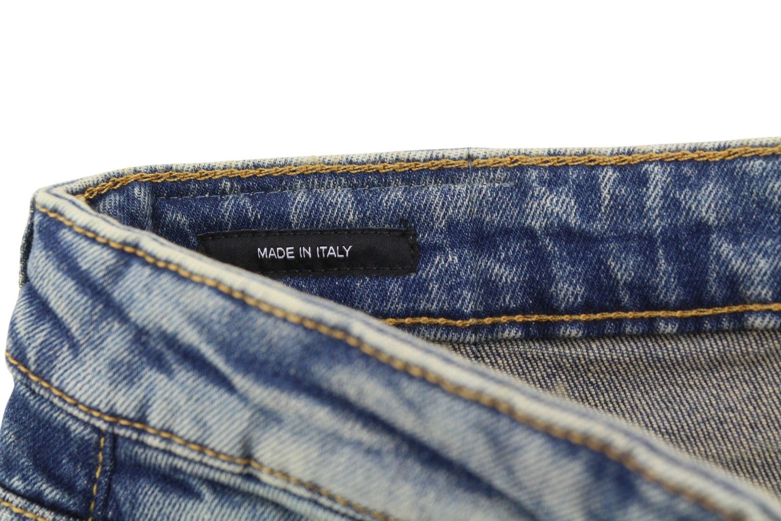 R13 BOY STRAIGHT 27 Washed Blue Kelly Stretch Ankle Jeans 84450 Size 27" / US 4 / IT 40 - 8 Thumbnail