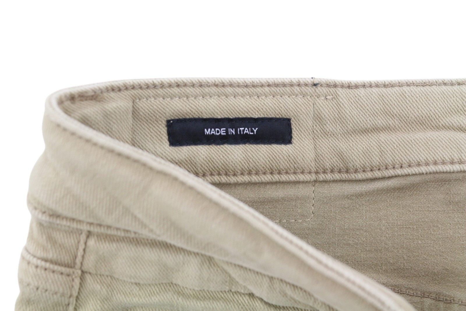 R13 W28 Beige Stretch Cropped Ankle Zipper Jeans 88829 Size 28" / US 6 / IT 42 - 7 Thumbnail