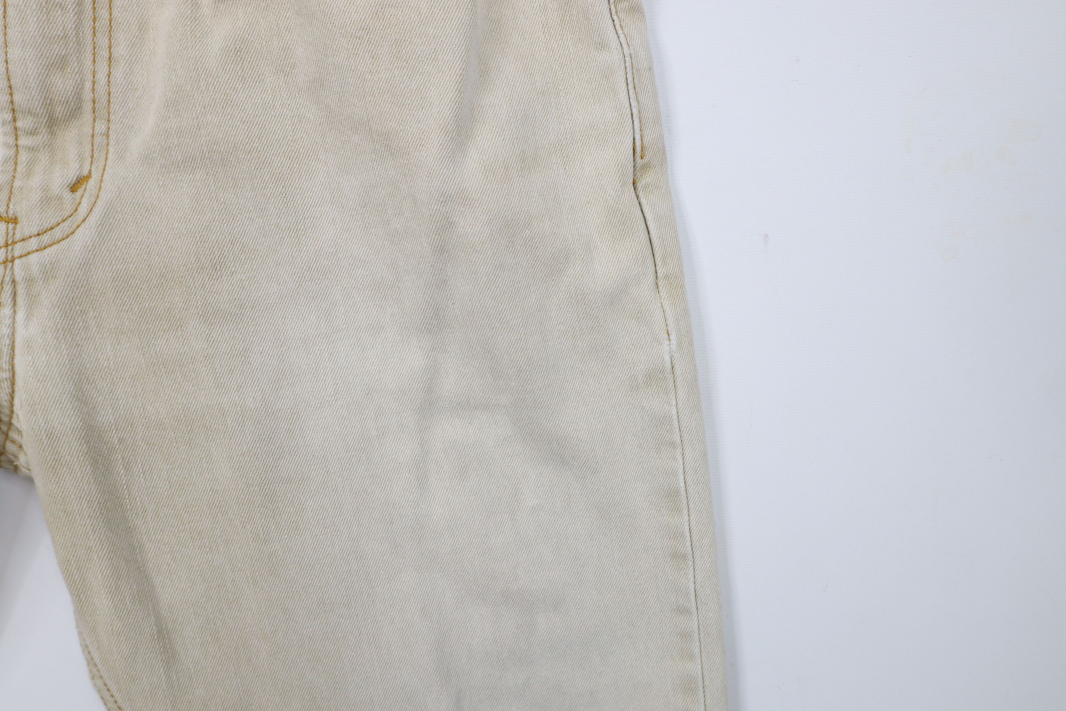 Levi's × Vintage Vintage Y2K Levis 505 Regular Fit Denim Jeans Beige Tan Size US 34 / EU 50 - 6 Thumbnail