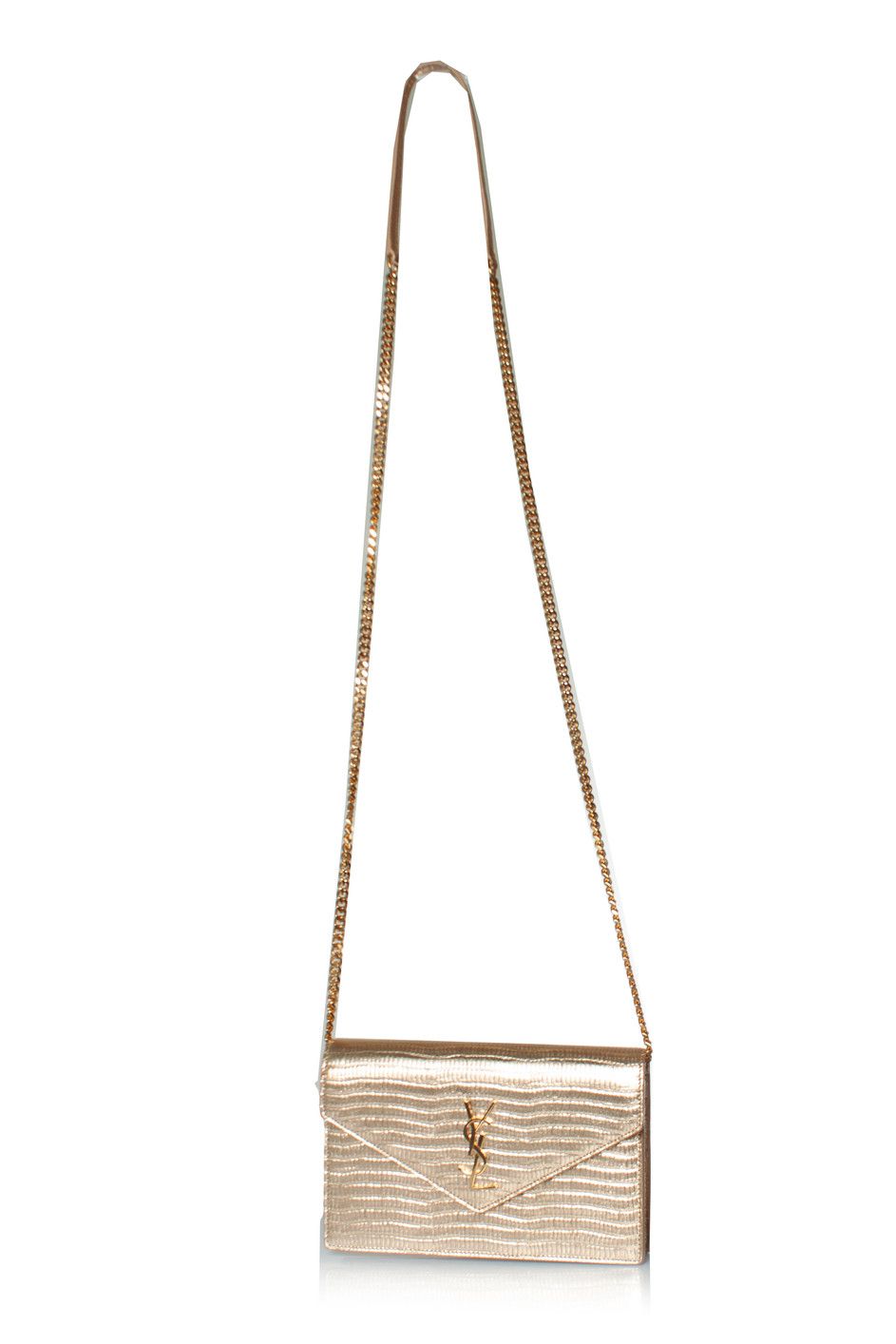 Saint Laurent Paris Saint Laurent, metallic wallet on a chain Size ONE SIZE - 10 Thumbnail