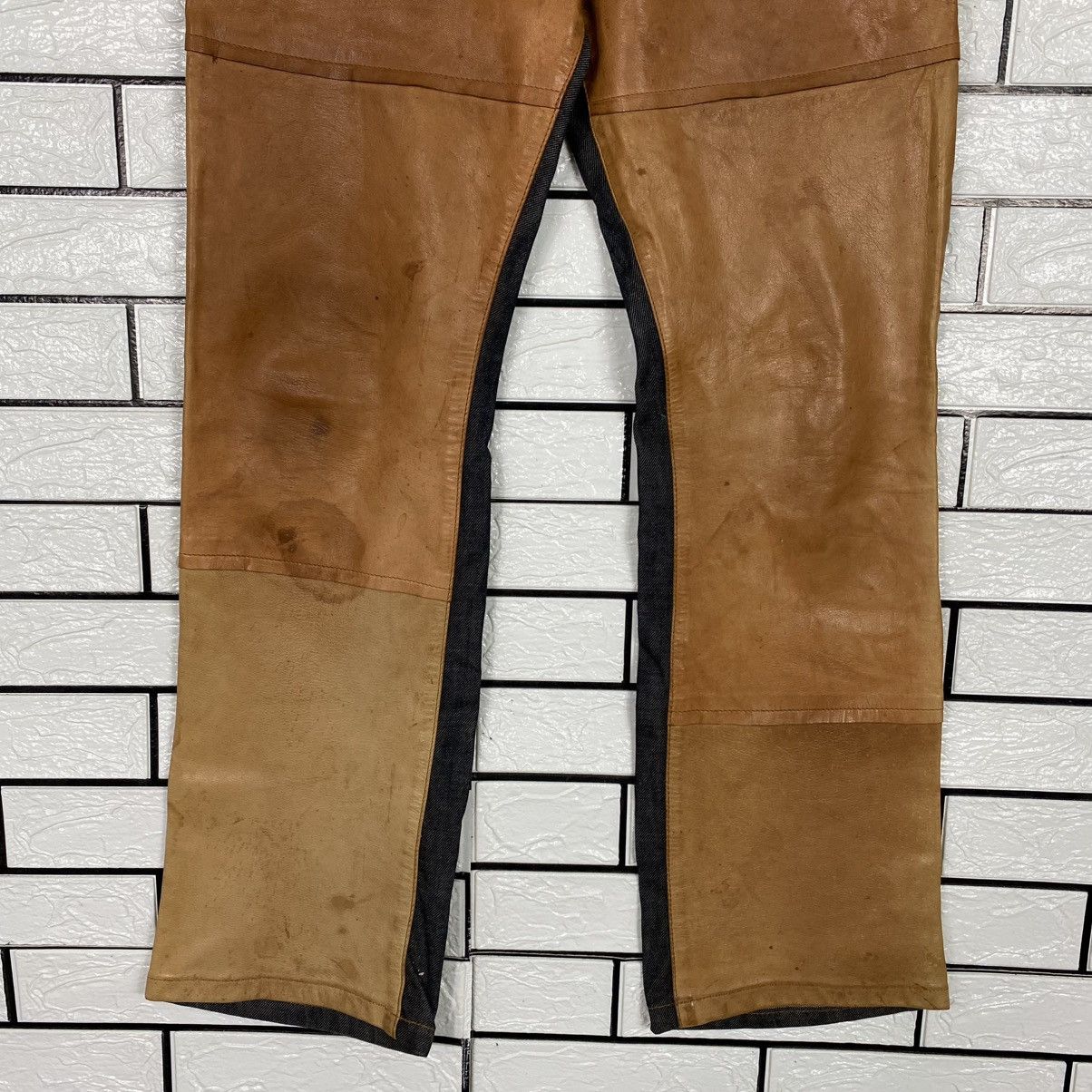 Dolce & Gabbana 🔥VINTAGE LEATHER & DENIM DOLCE GABBANA Size 28" / US 6 / IT 42 - 5 Thumbnail