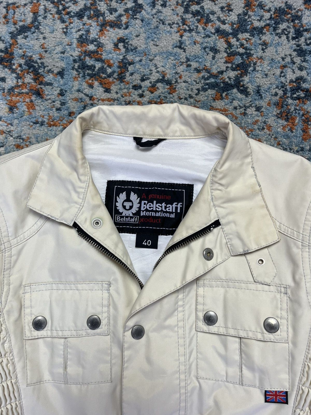 Belstaff × Vintage Vintage 90s Belstaff Gangster 1969 cropped biker jacket Size L / US 10 / IT 46 - 8 Thumbnail