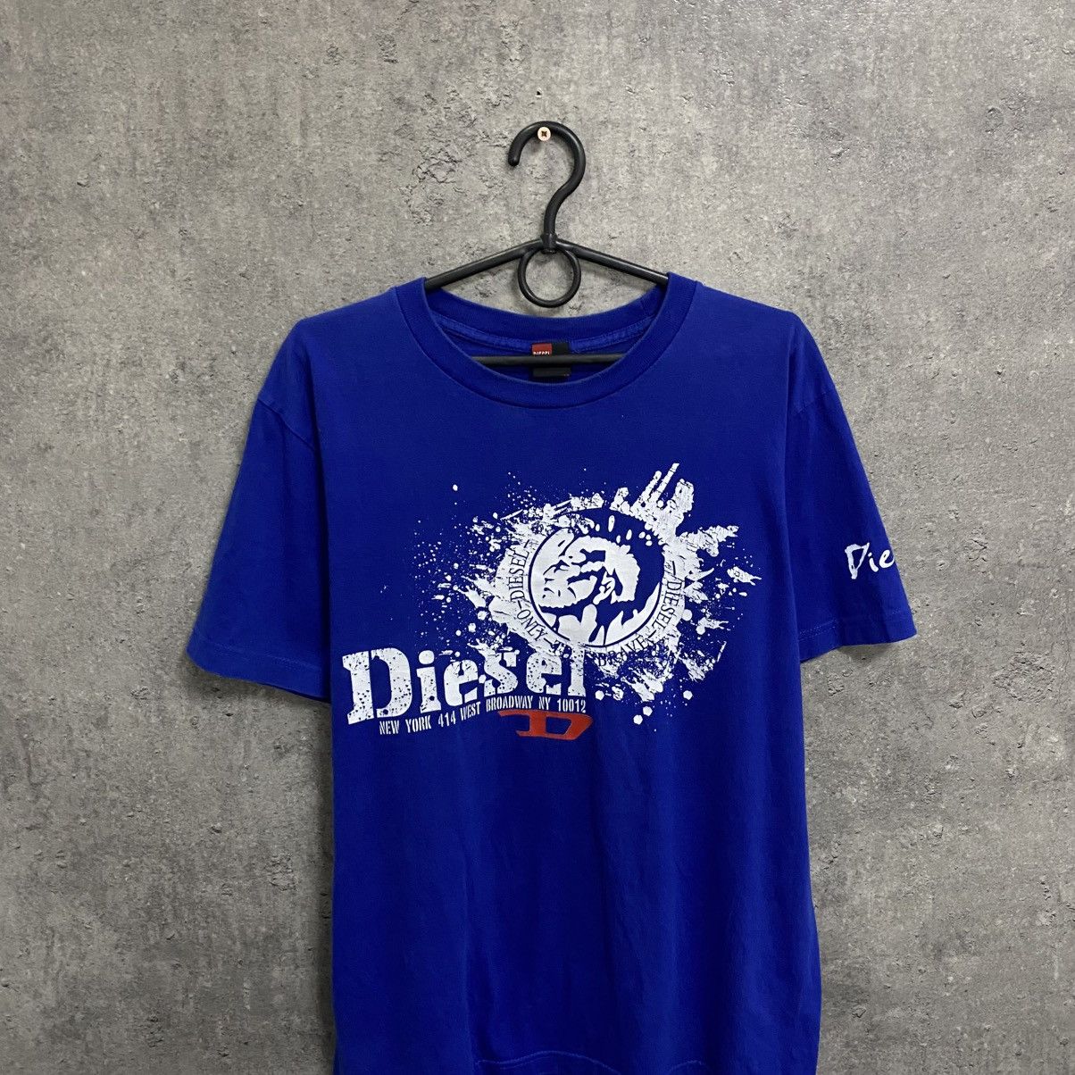 Diesel Vintage Diesel T-Shirt Big Logo Japan Style Y2k Size US L / EU 52-54 / 3 - 5 Thumbnail