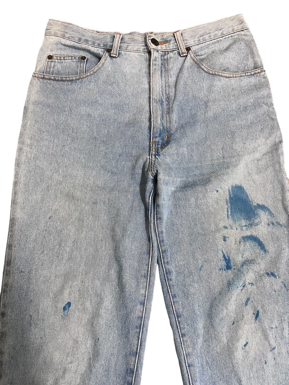 Uniqlo Vintage 90’s Uniqlo Paintbrush Art Style Jeans Size US 31 - 2 Thumbnail