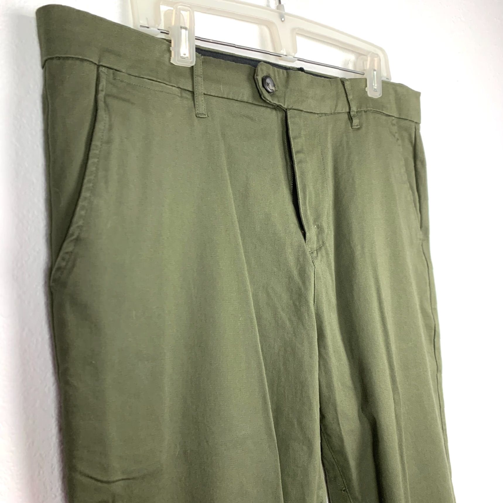 CLOT Five Four Army Khakis Pants 38 NWT Regular Cotton 100% Green Khaki Men Jeans Trousers Pants NWT Size US 38 / EU 54 - 2 Thumbnail