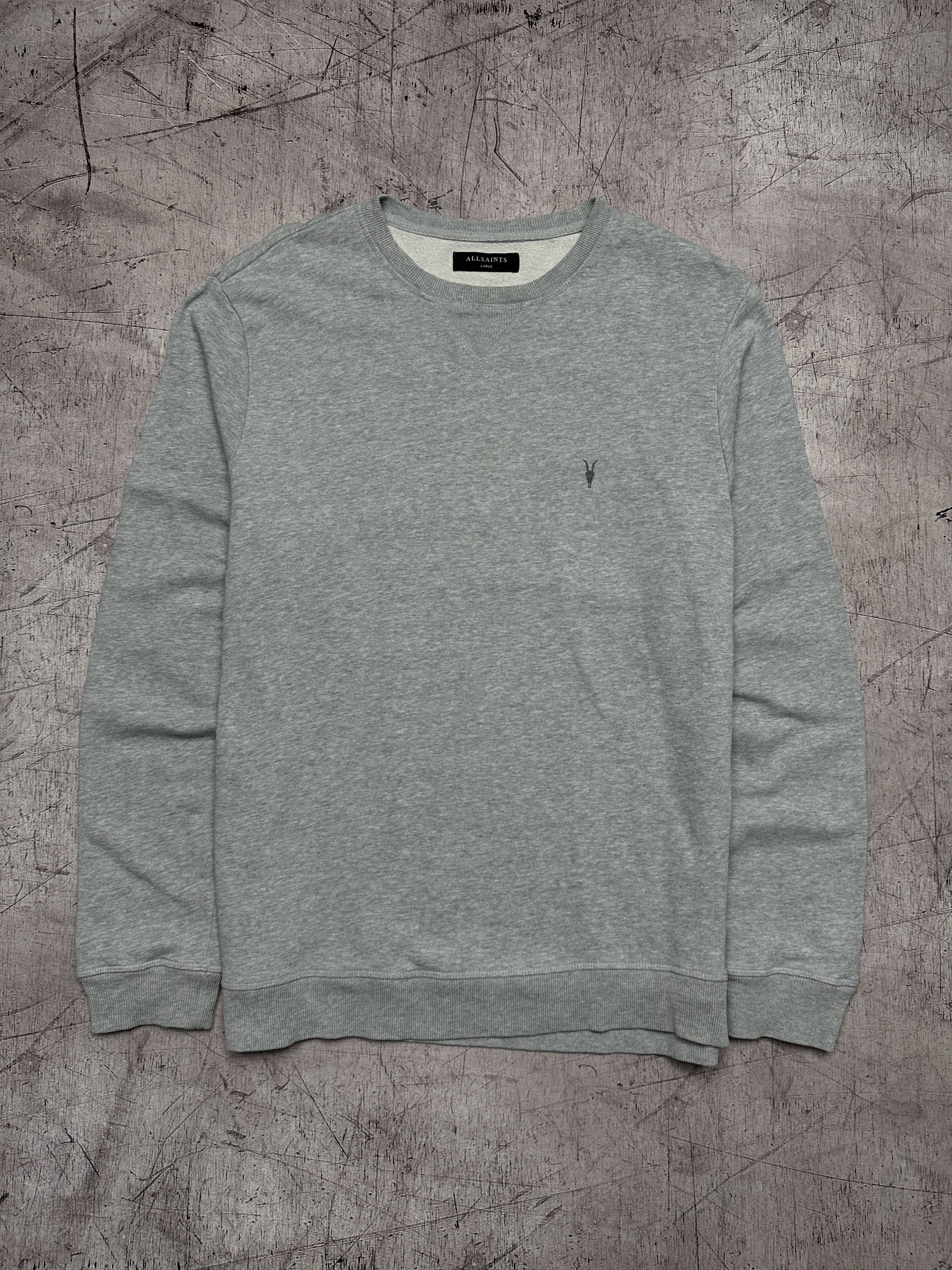 Allsaints Allsaints Mens Wilde Crew Neck Sweatshirt Size US L / EU 52-54 / 3 - 1 Thumbnail