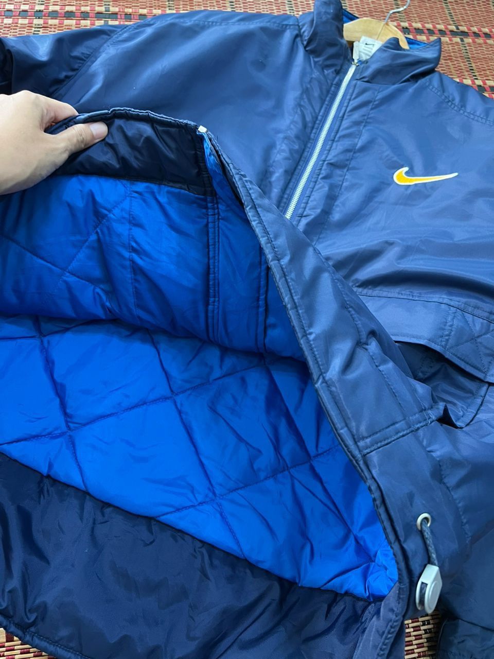 Nike × Vintage vintage 90s nike big swoosh jacket Size US M / EU 48-50 / 2 - 12 Thumbnail