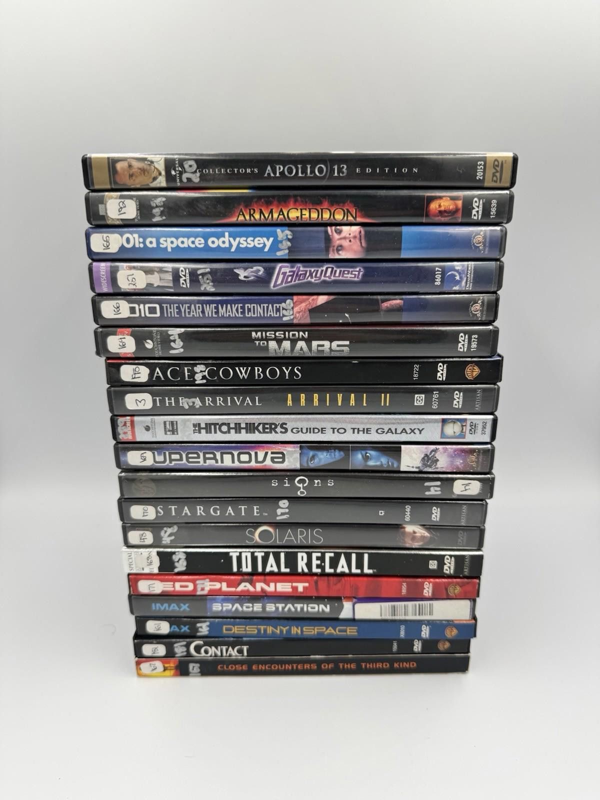 Designer 19 Space DVD Movies Films In Great Condition Photos 4 Titles Size ONE SIZE - 1 Thumbnail