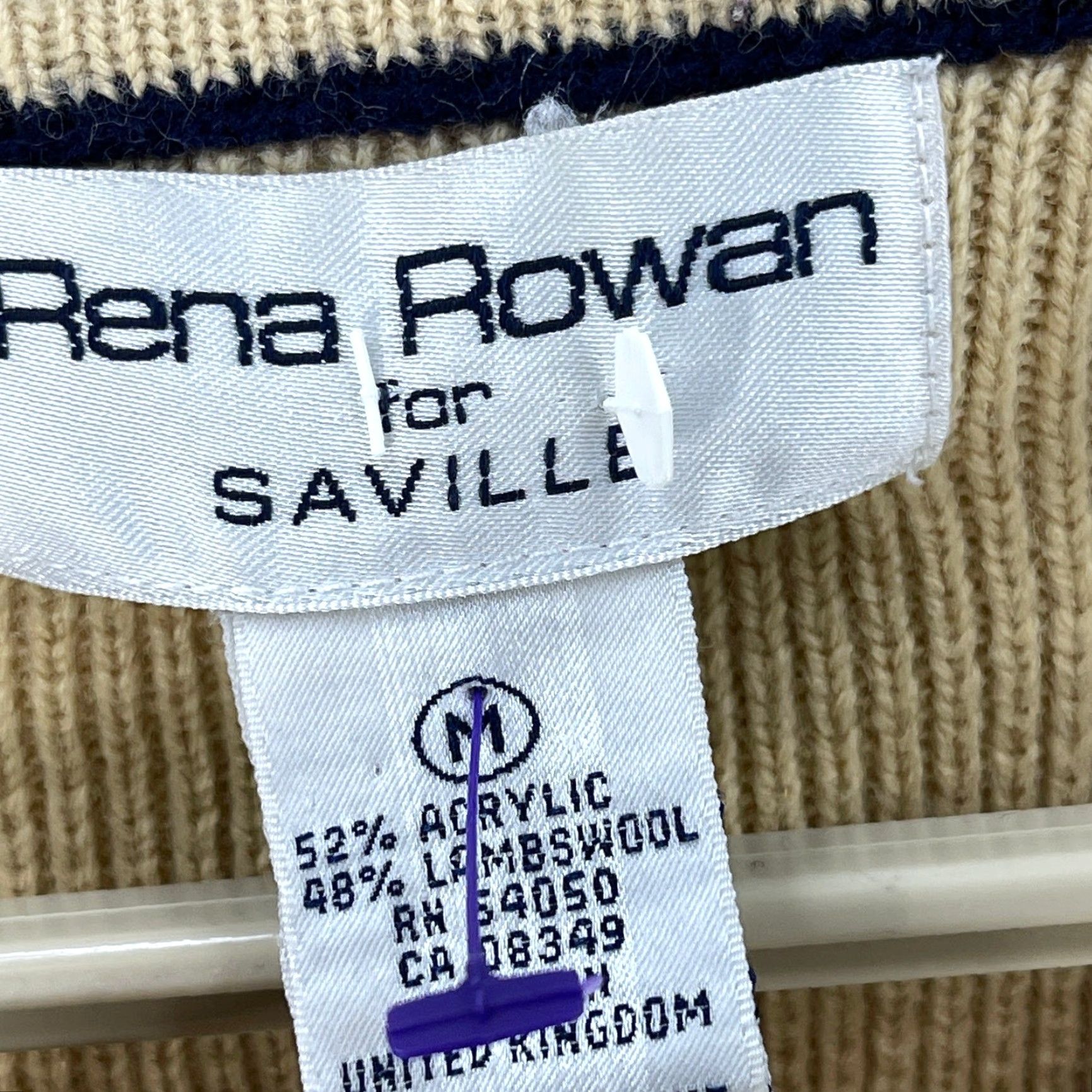 Vintage Rena Rowan Cardigan Sweater Womens M Mustard Long Sleeve V-Neck Tailored Classic Academia Preppy Demure 90s Inspired Size M / US 6-8 / IT 42-44 - 4 Thumbnail
