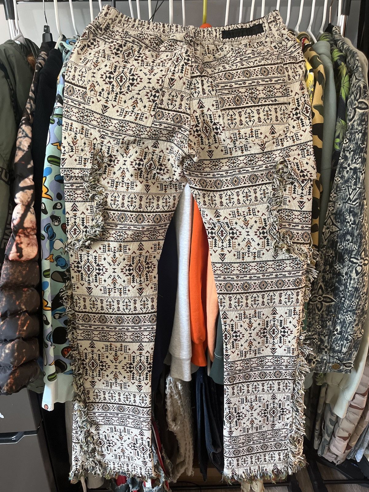 Rockstar Games × Vintage Rockstar Original Tapestry Cargo Pants - Size 34 Size US 34 / EU 50 - 2 Thumbnail