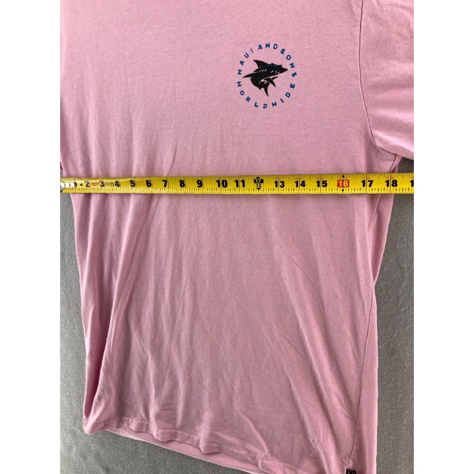 Pinko Maui and Sons Shirt Mens M Pink 90s Logo Surf Short Sleeve T-Shirt/Medium/Mens Pink Surf Shirt Size US M / EU 48-50 / 2 - 3 Thumbnail
