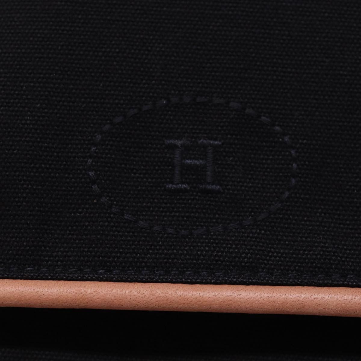 Hermes HERMES Shoes Case Hand Bag Canvas Black Size ONE SIZE - 8 Thumbnail