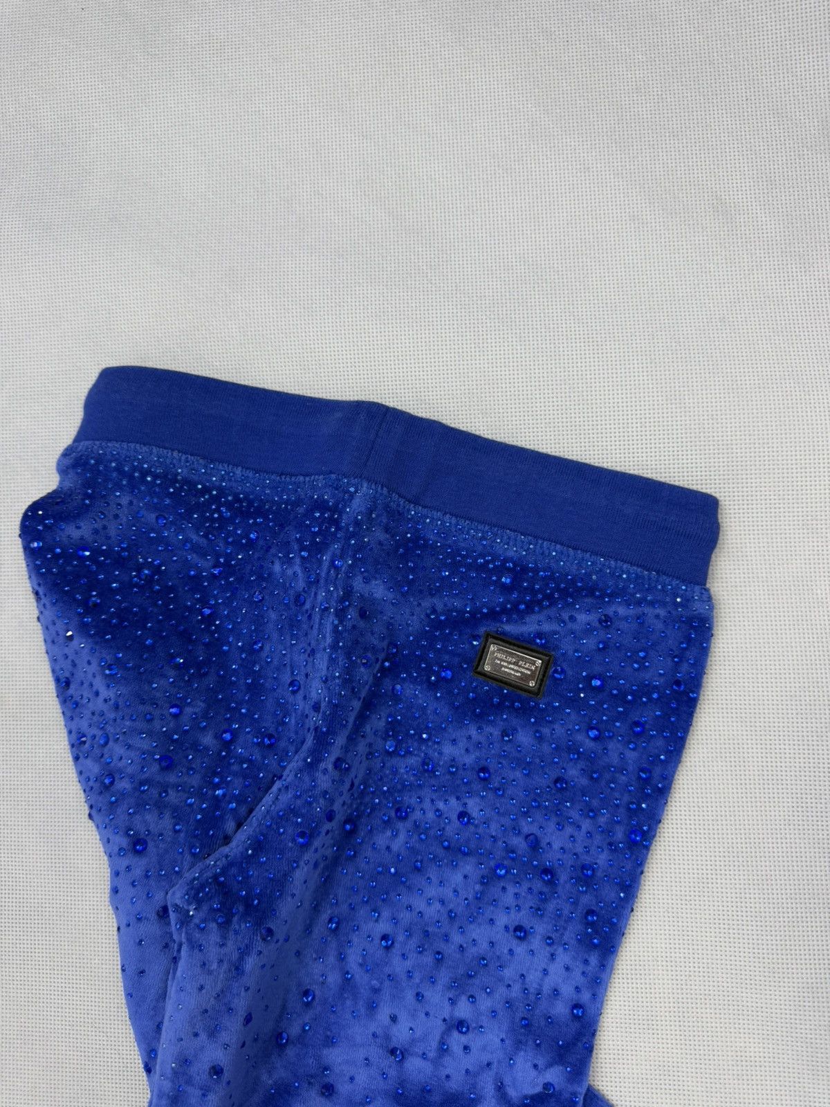 Philipp Plein Philipp Plein Junior Diamond Velvet Trousers Size 22" - 7 Thumbnail