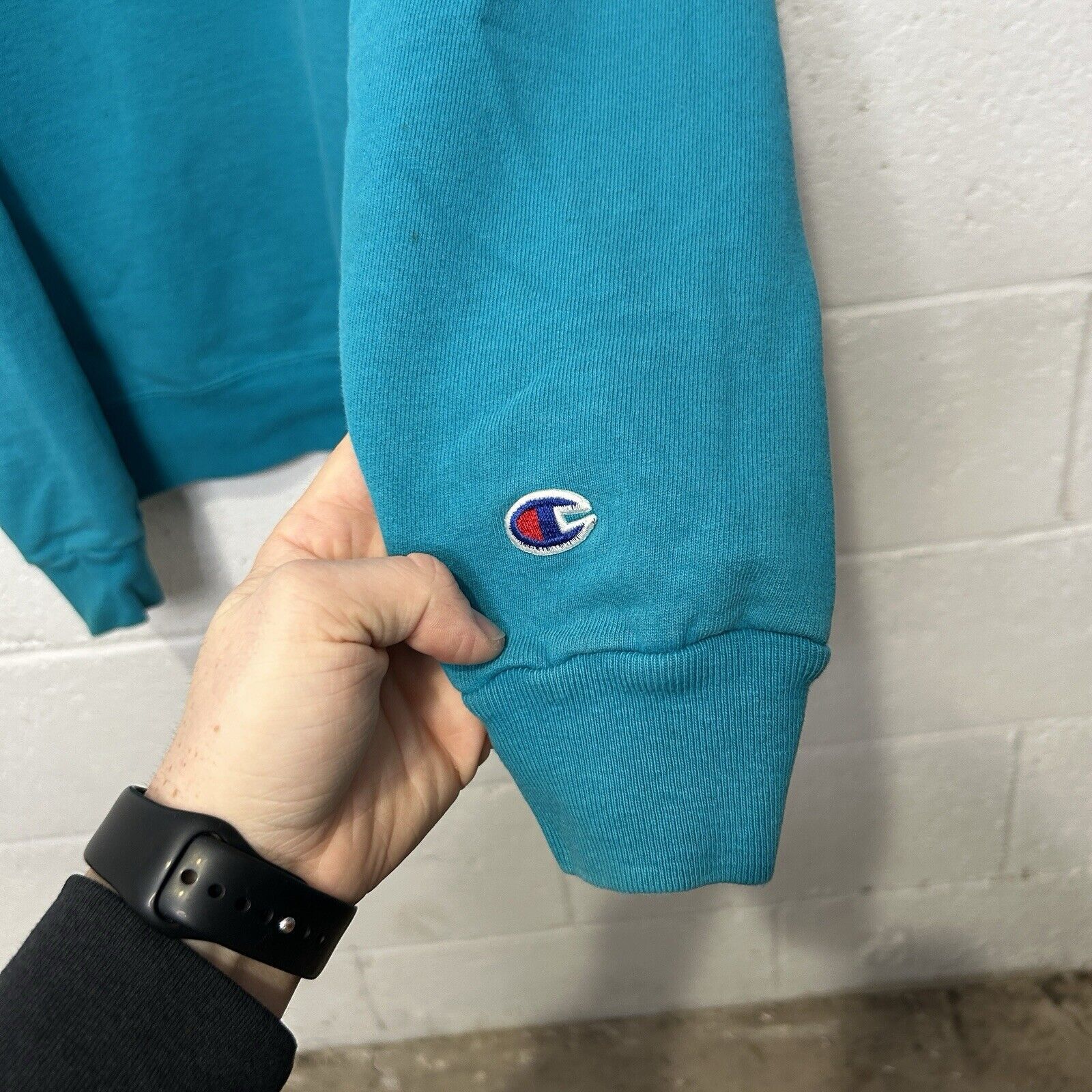 Champion Vintage Champion Pullover Crewneck Spellout “Teal” Size US L / EU 52-54 / 3 - 6 Thumbnail