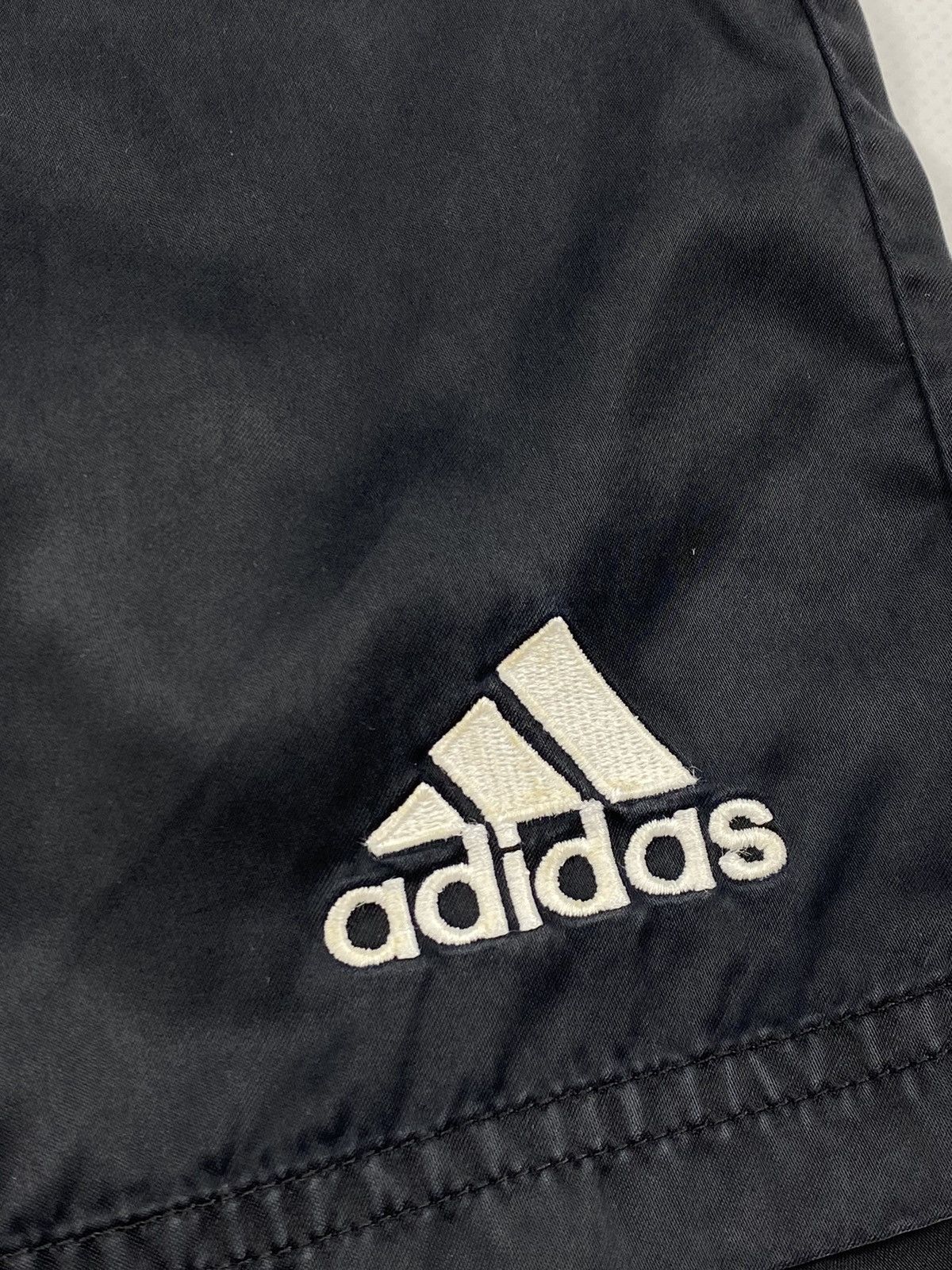 Adidas 🔥LASTDROP🔥 #5 Vintage Adidas Graphite Black Nylon Shorts Size US 34 / EU 50 - 5 Thumbnail