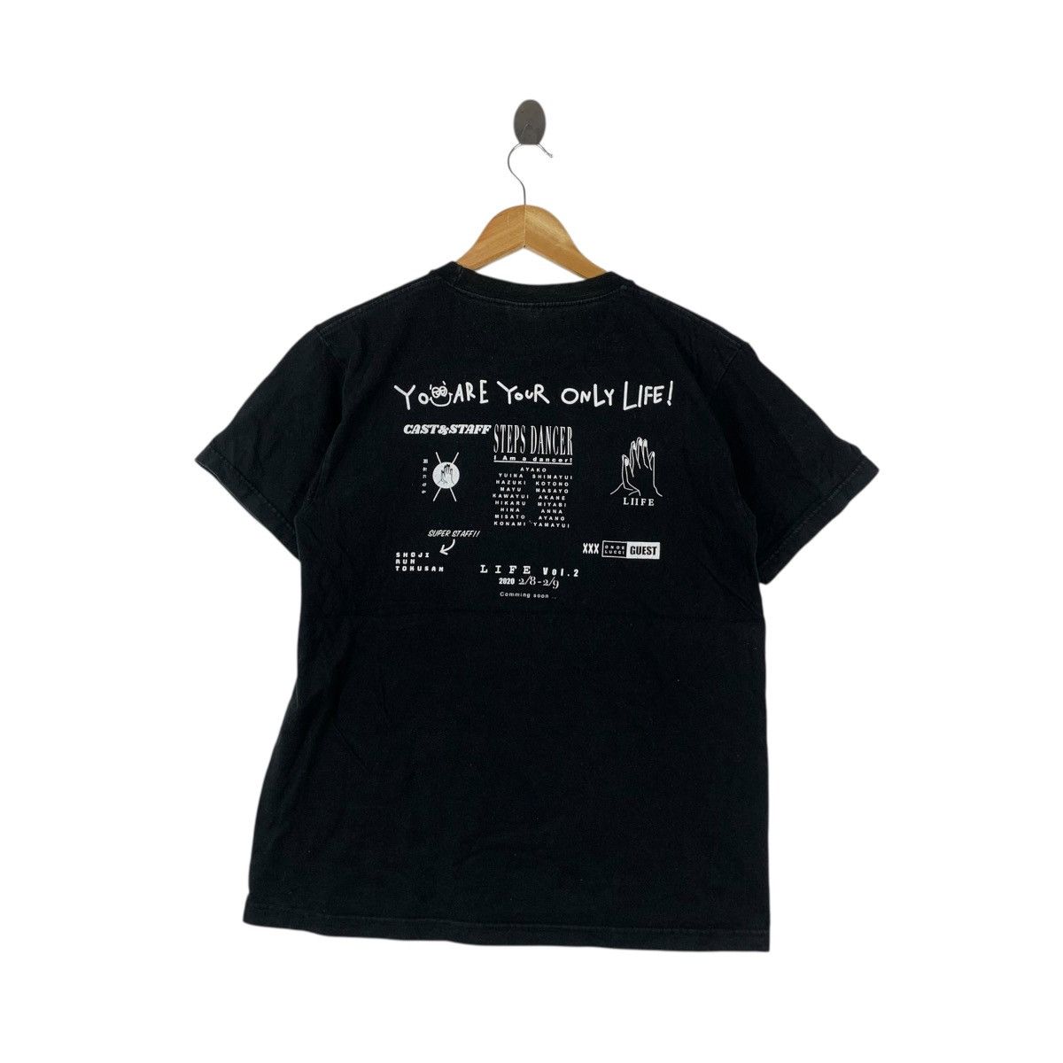 Vintage LIFE MAGAZINE x STEPS DANCER Shohi Run Tokusen Tee Shirt Top Size M / US 6-8 / IT 42-44 - 4 Thumbnail