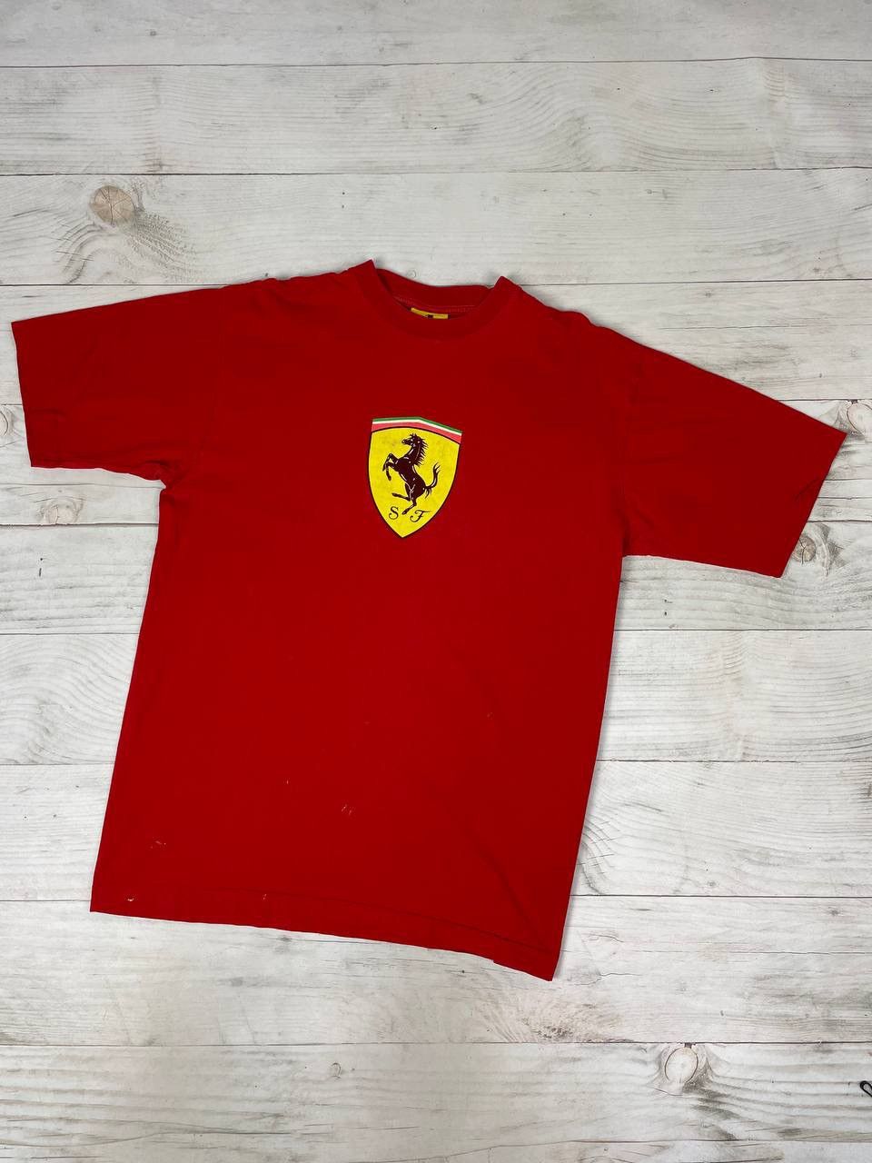 Ferrari Vintage Ferrari Racing F1 T-Shirt 90s Big Logo Size US L / EU 52-54 / 3 - 1 Thumbnail
