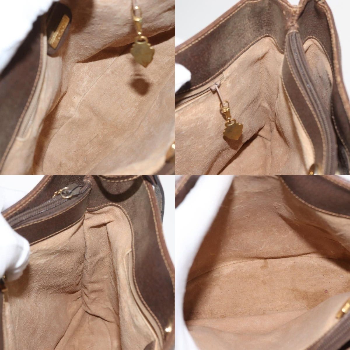 Gucci GUCCI GG Supreme Shoulder Bag Pvc Leather Beige Size ONE SIZE - 12 Thumbnail
