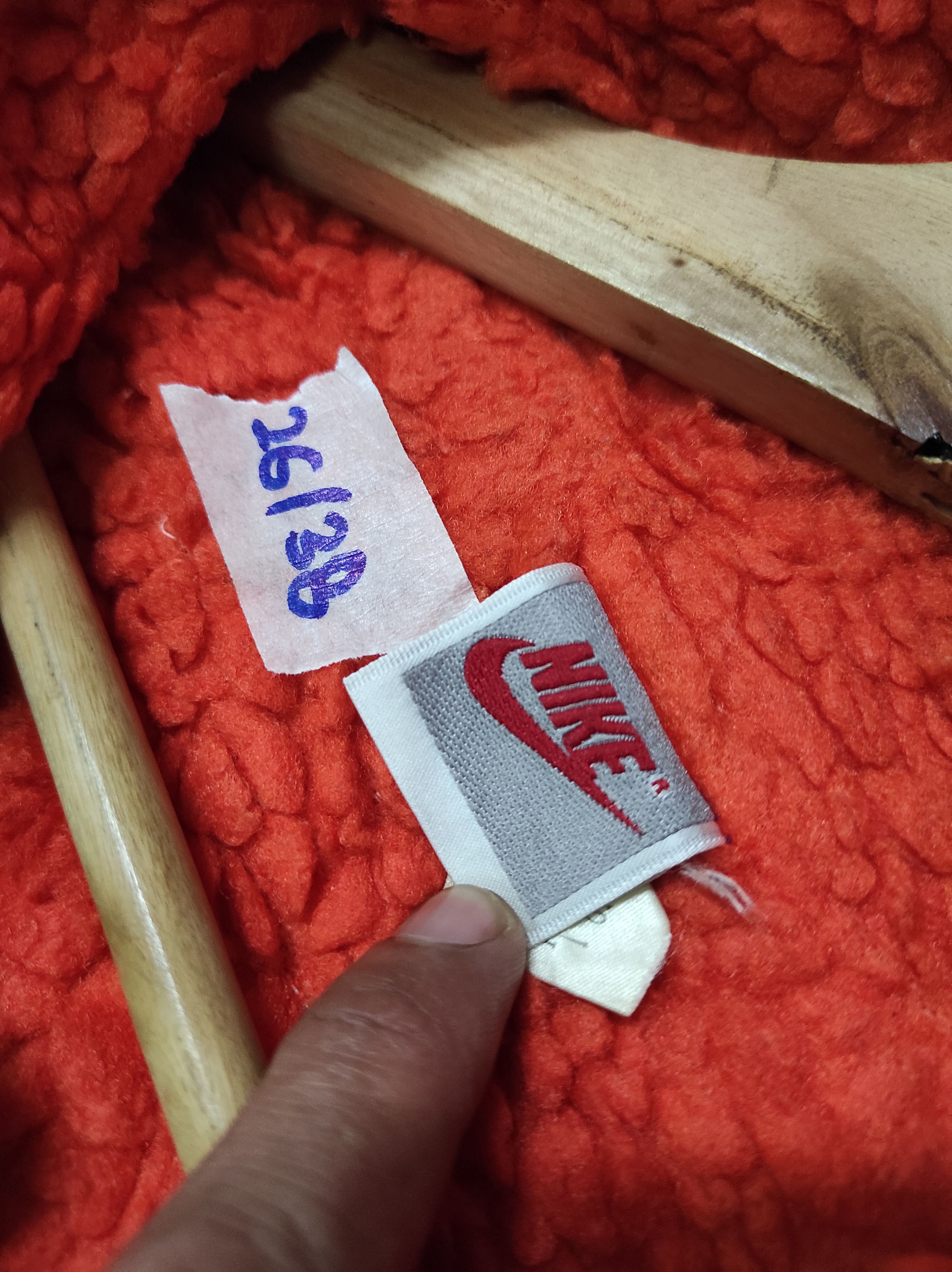 Nike × Vintage NIKE FORCE BASKETBALL EMBROIDERY VTG 90'S PARKA DISTRESSED Size US L / EU 52-54 / 3 - 9 Thumbnail