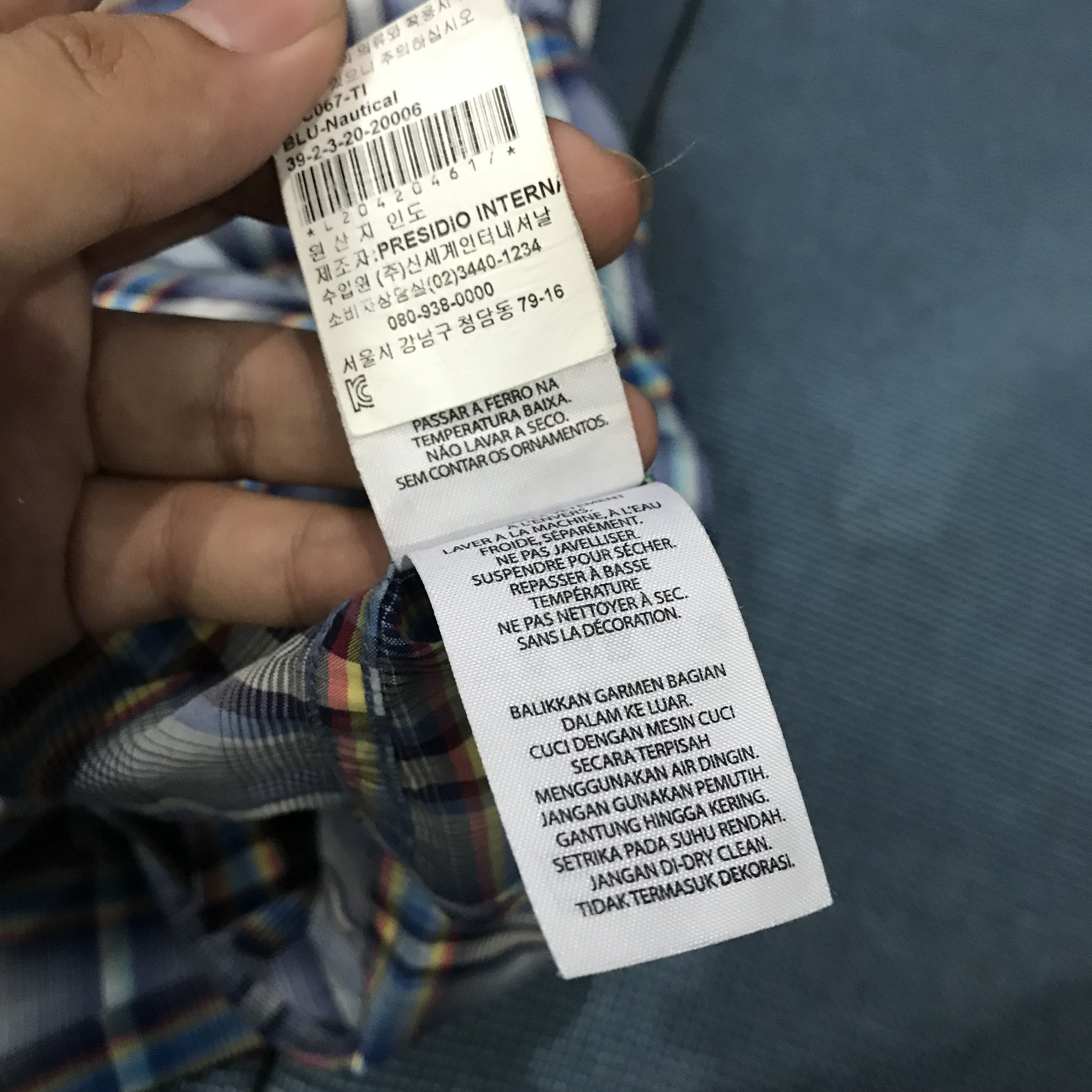 Armani Exchange Vintage Armani Exchange Long sleeves Plaid Tartan Madrass Size US S / EU 44-46 / 1 - 6 Thumbnail
