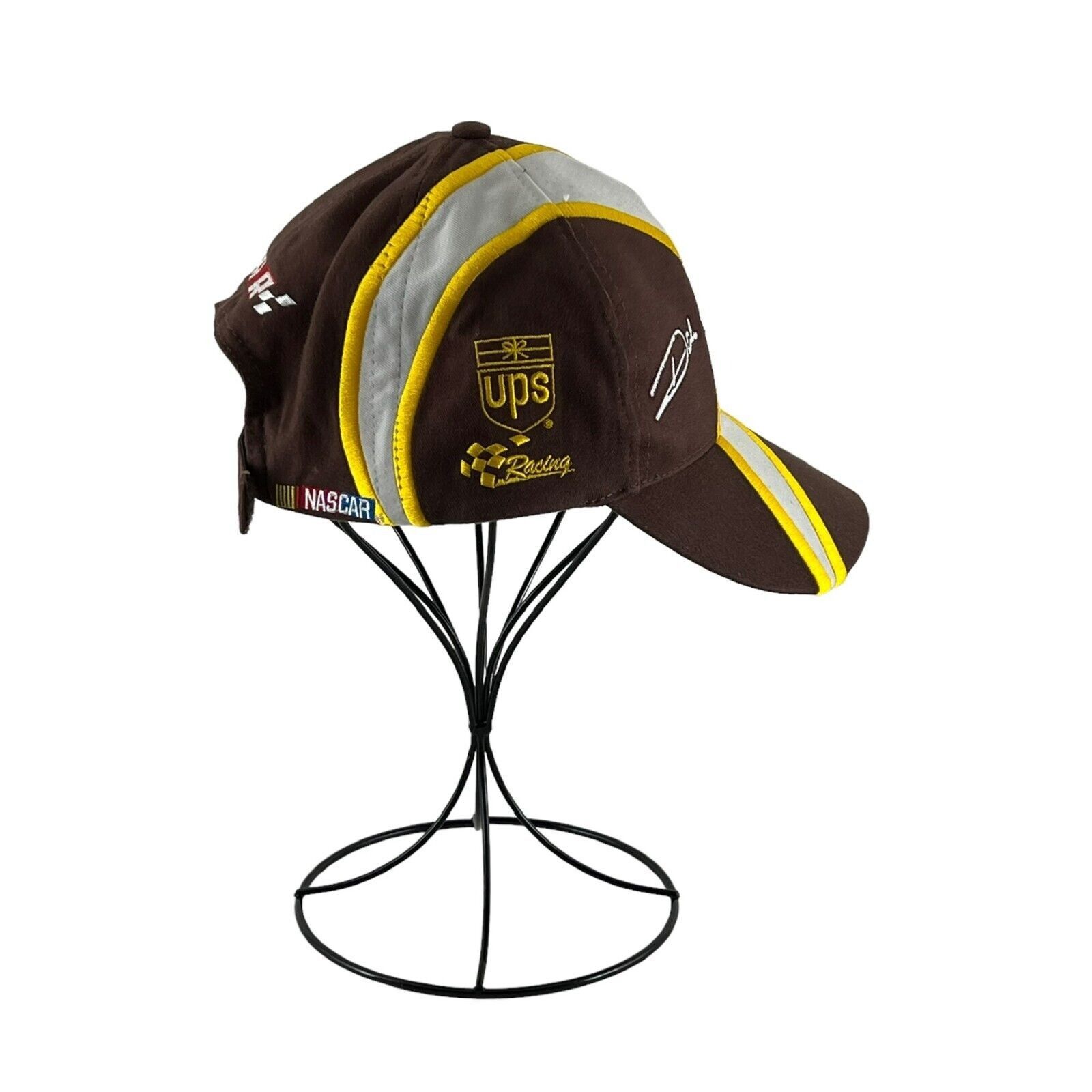 NASCAR UPS NASCAR # 88 Dale Jarrett Chase Authentics Adjustable Hat Size ONE SIZE - 4 Thumbnail