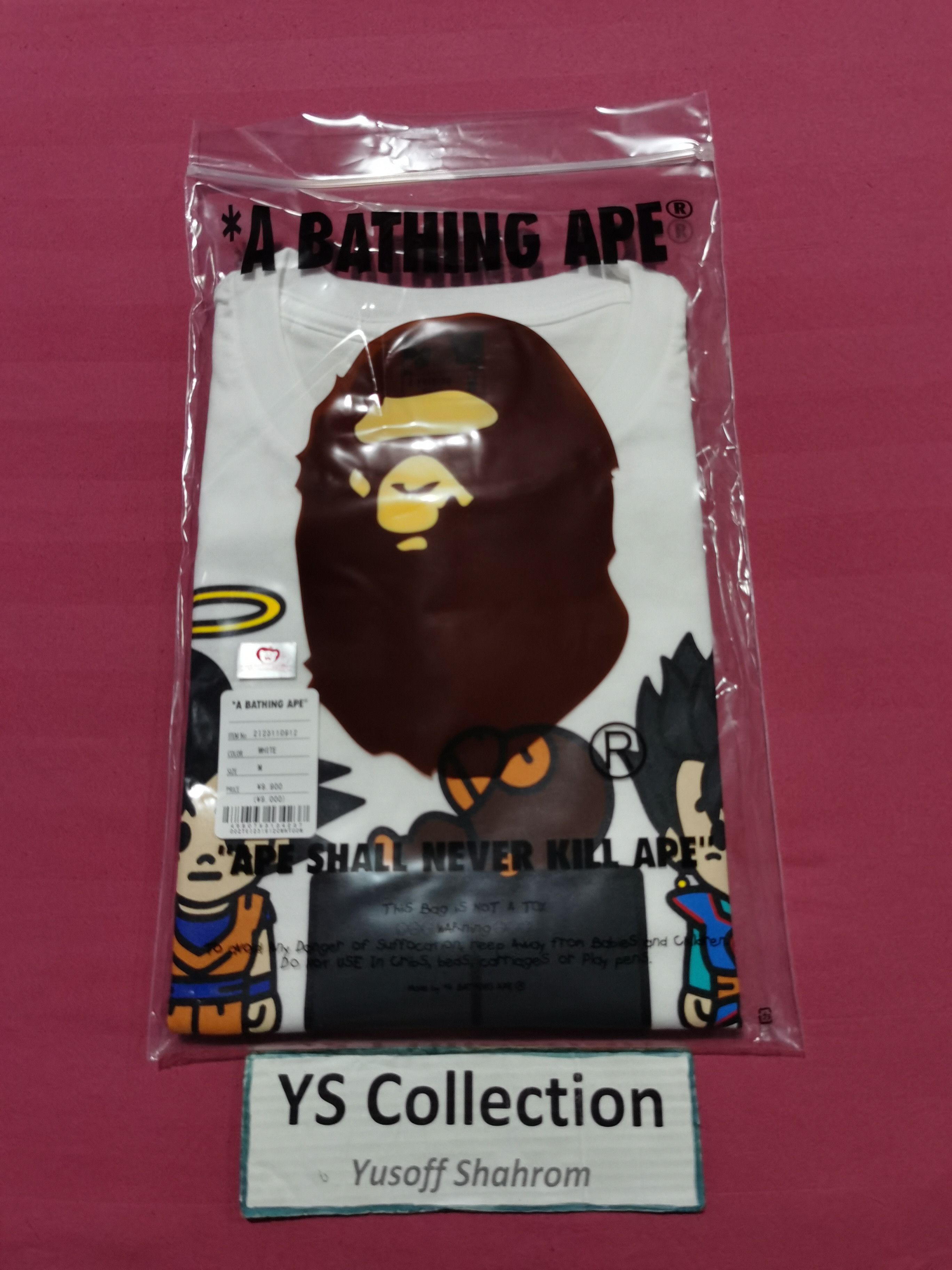 Bape Bape x Dragon Ball Z Son Goku & Son Gohan Tee Size US M / EU 48-50 / 2 - 3 Thumbnail