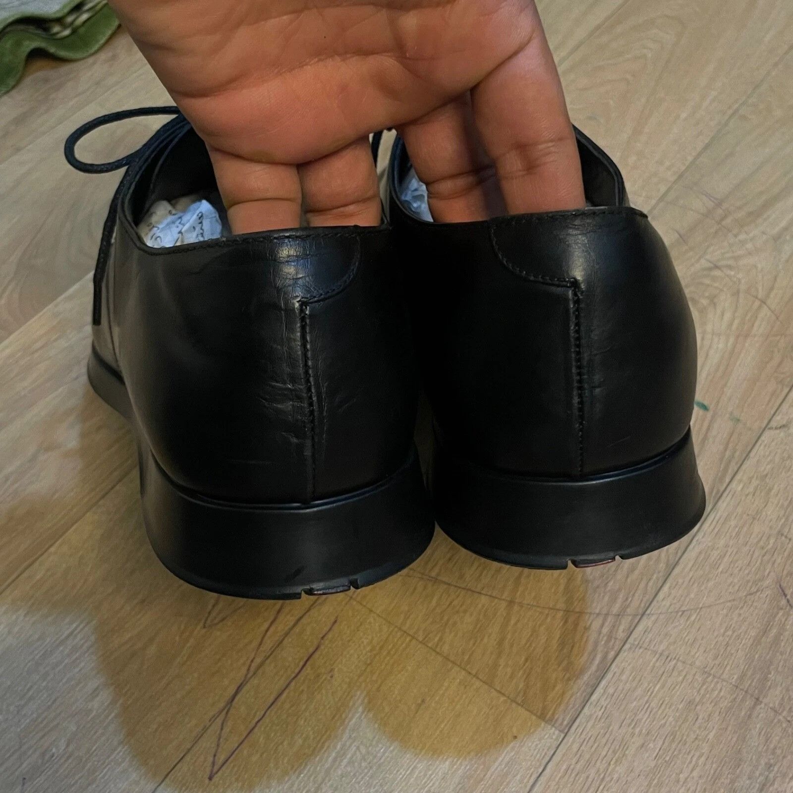 Prada PRADA Shoes Dress Derby Low Top Lace Up black made in italy Size US 8 / EU 41 - 5 Thumbnail