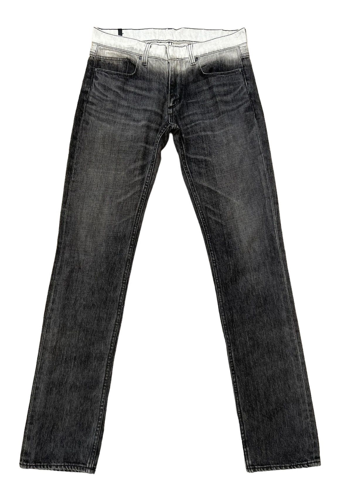 Fadeless Fadeless Japan Two Tones Denim Slim Jeans Size US 29 - 1 Thumbnail