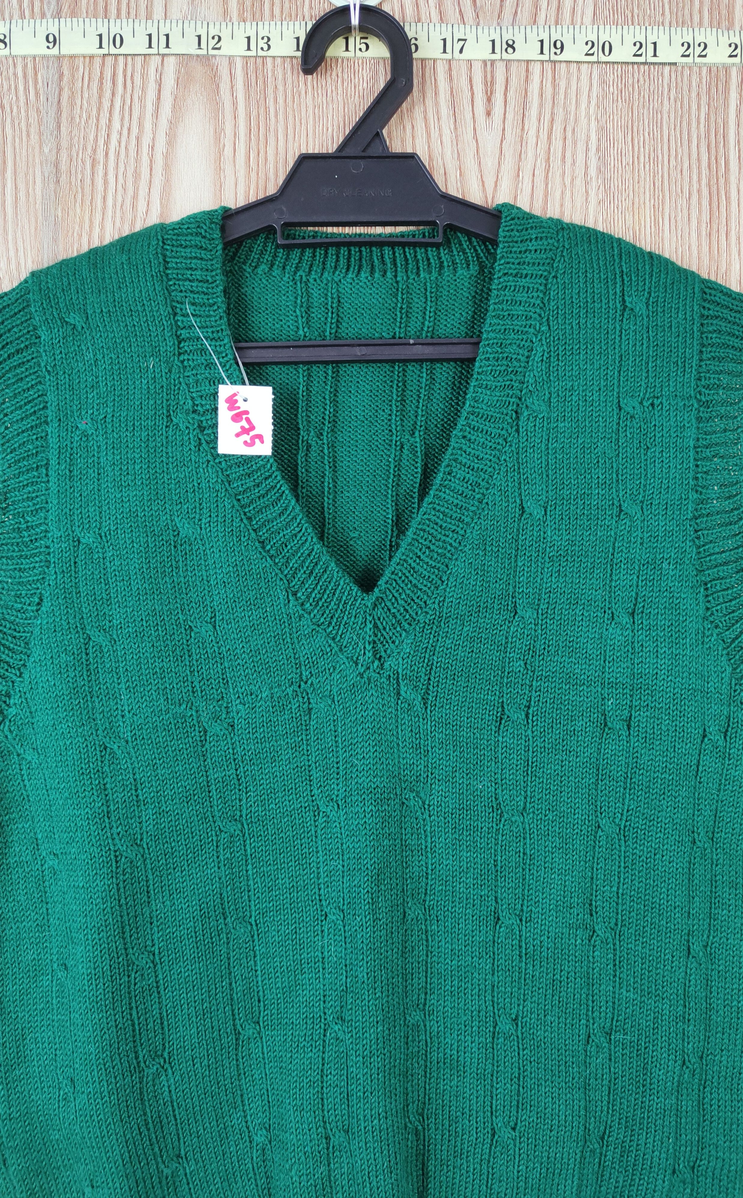 Homespun Knitwear × Japanese Brand × Vintage Japanese Brand Green Knitwear Vests #W675 Size XS / US 0-2 / IT 36-38 - 2 Thumbnail