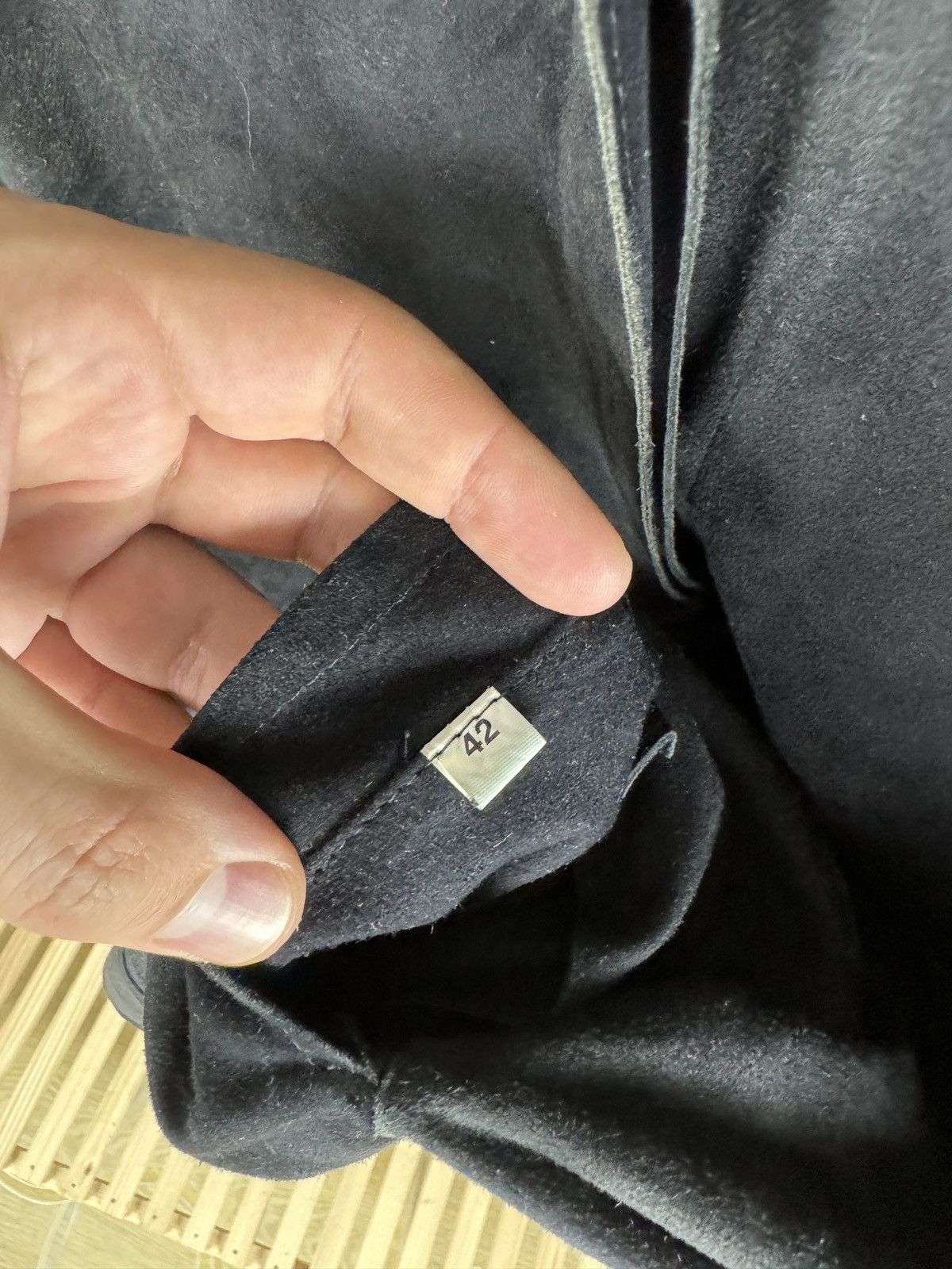 Gimo's Gimo’s black premium suede leather 2 pocket jacket Size M / US 6-8 / IT 42-44 - 11 Thumbnail