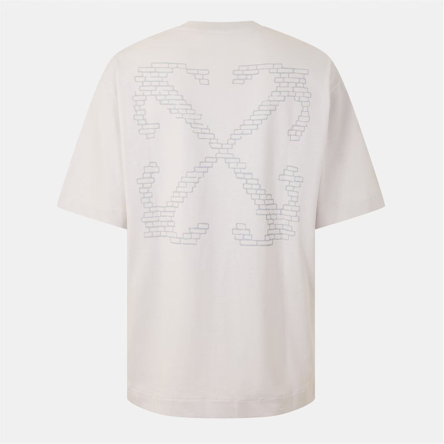 Off-White o1g2r1mq0226 Brics Skate - Short Sleeve T-Shirt In Ivory Size US XS / EU 42 / 0 - 2 Thumbnail