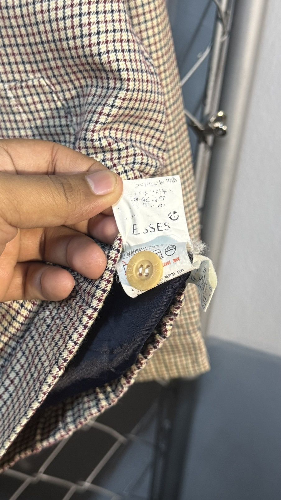 Yves Saint Laurent VINTAGE YVES SAINT LAURENT (YSL) JACKET CHECKERED PATTERN Size US M / EU 48-50 / 2 - 10 Thumbnail