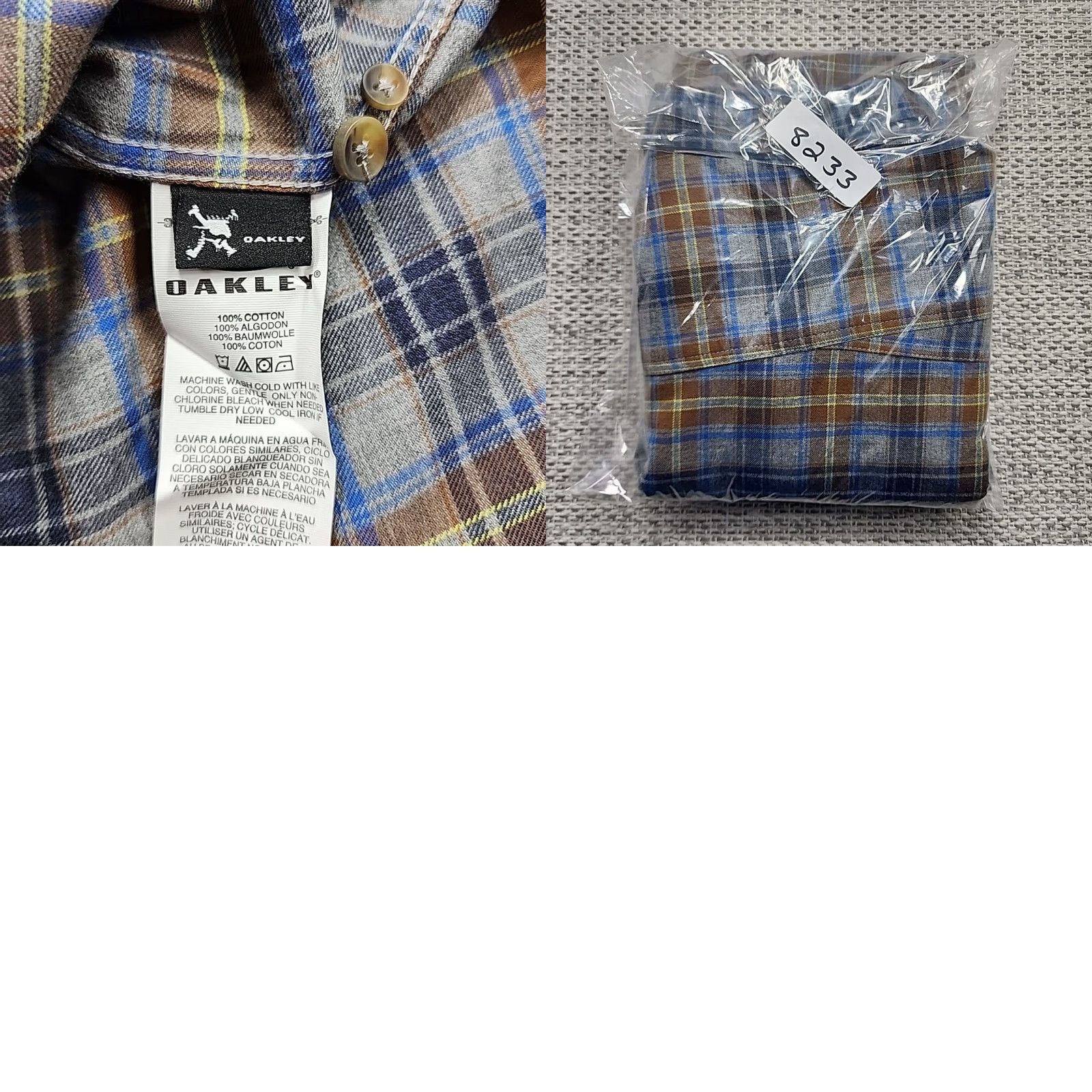 Oakley Oakley Flannel Shirt Mens Small Plaid Long Sleeve Button Up Casual Size US S / EU 44-46 / 1 - 10 Thumbnail