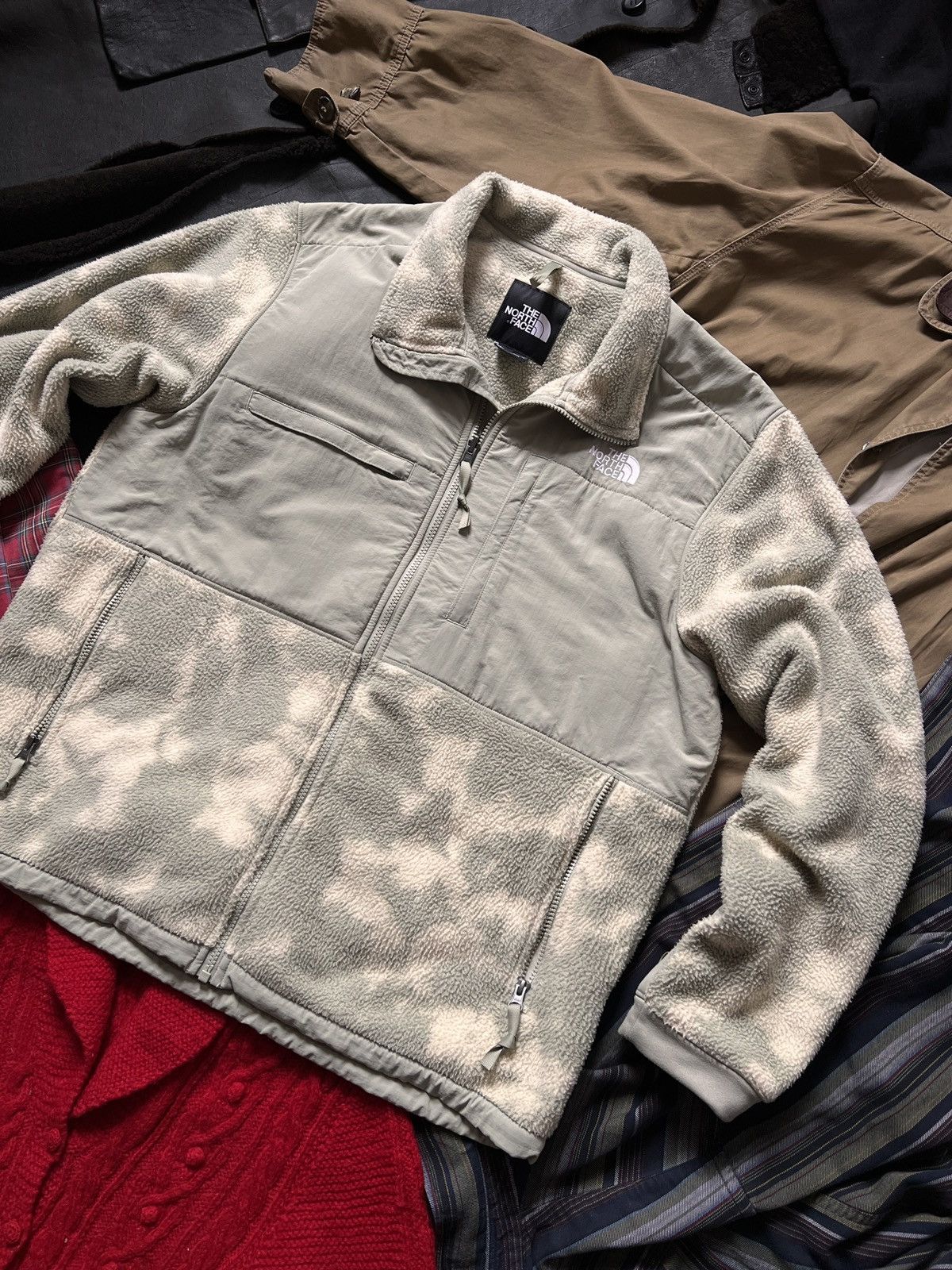 The North Face The North Face Denali 2 Gravel Retro Dye Print Fleece Jacket Size XL / US 12-14 / IT 48-50 - 4 Thumbnail