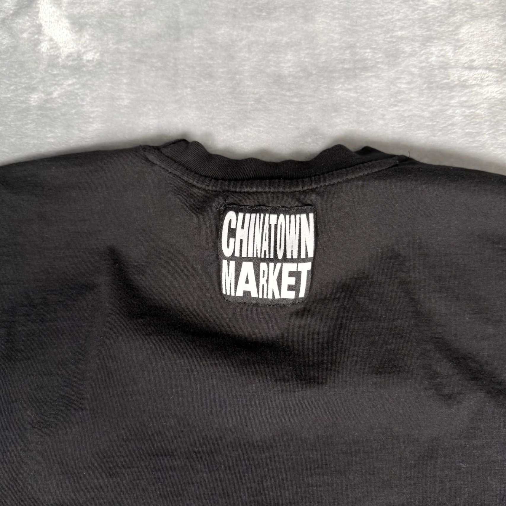Vintage Chinatown Market T Shirt Mens M Slim Fit Black Graphic Print Crew Neck Short Sleeve Vintage No Size US M / EU 48-50 / 2 - 5 Thumbnail